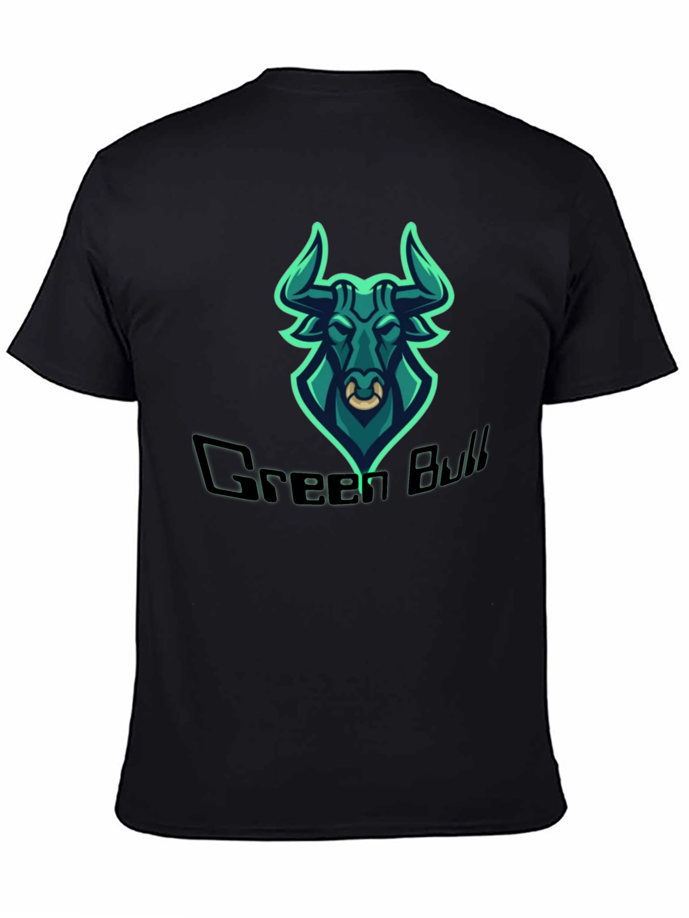 Green Bull Graphic Tee - Mens Black T-Shirt