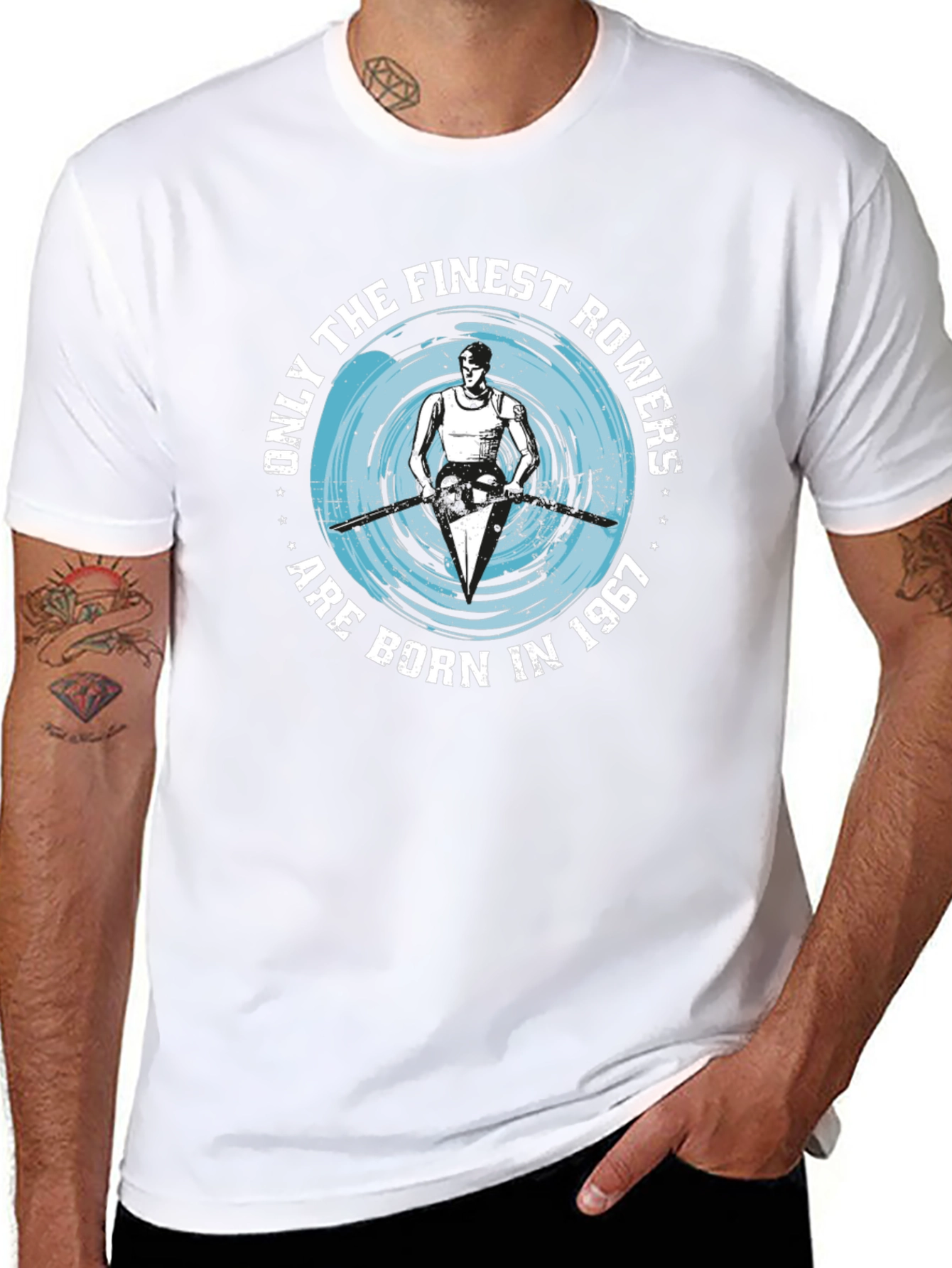 Finest Rowers Born in 1967 Graphic T-Shirt