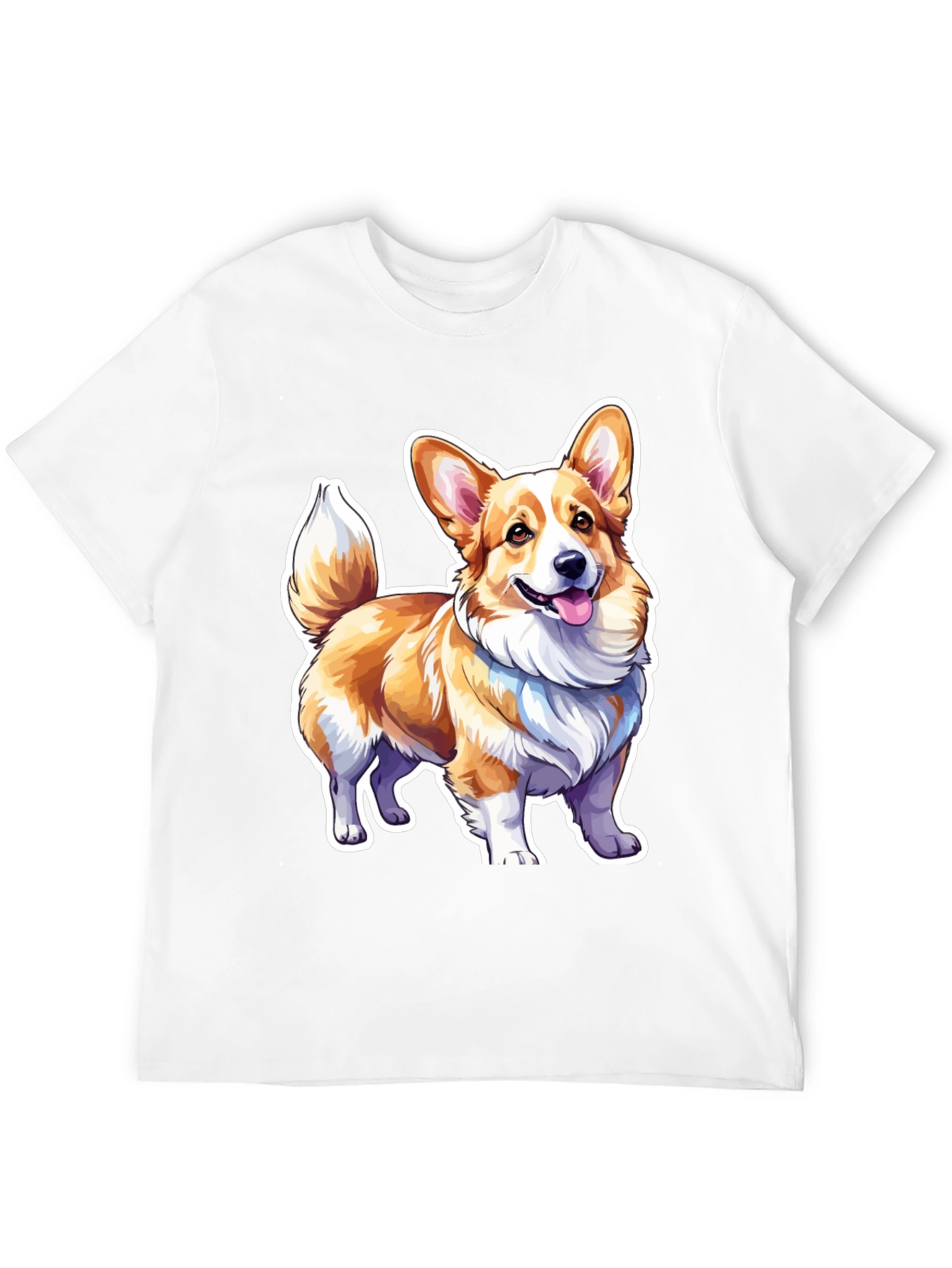 Cute Corgi Dog Graphic T-Shirt