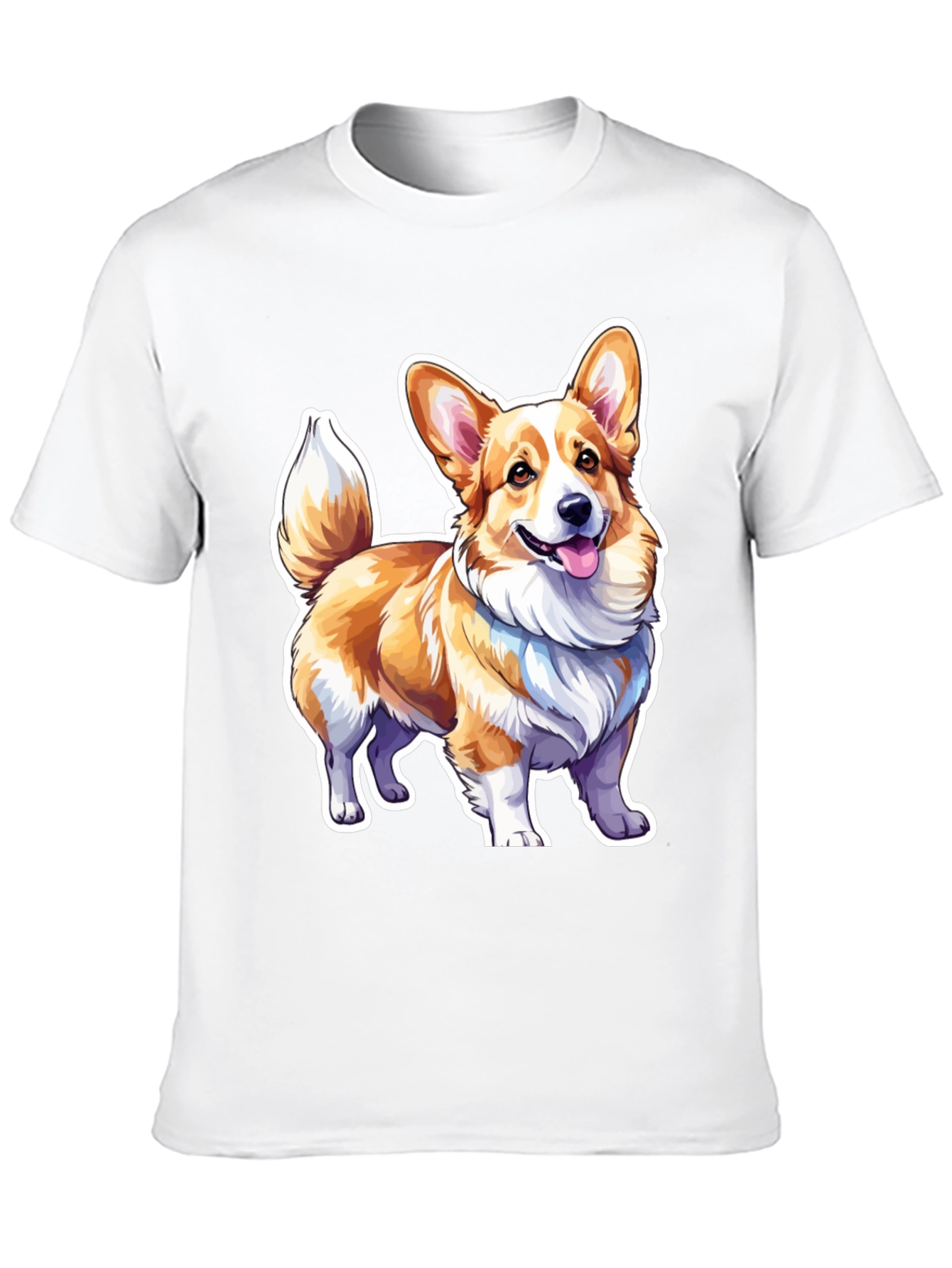 Cute Corgi Dog Graphic T-Shirt