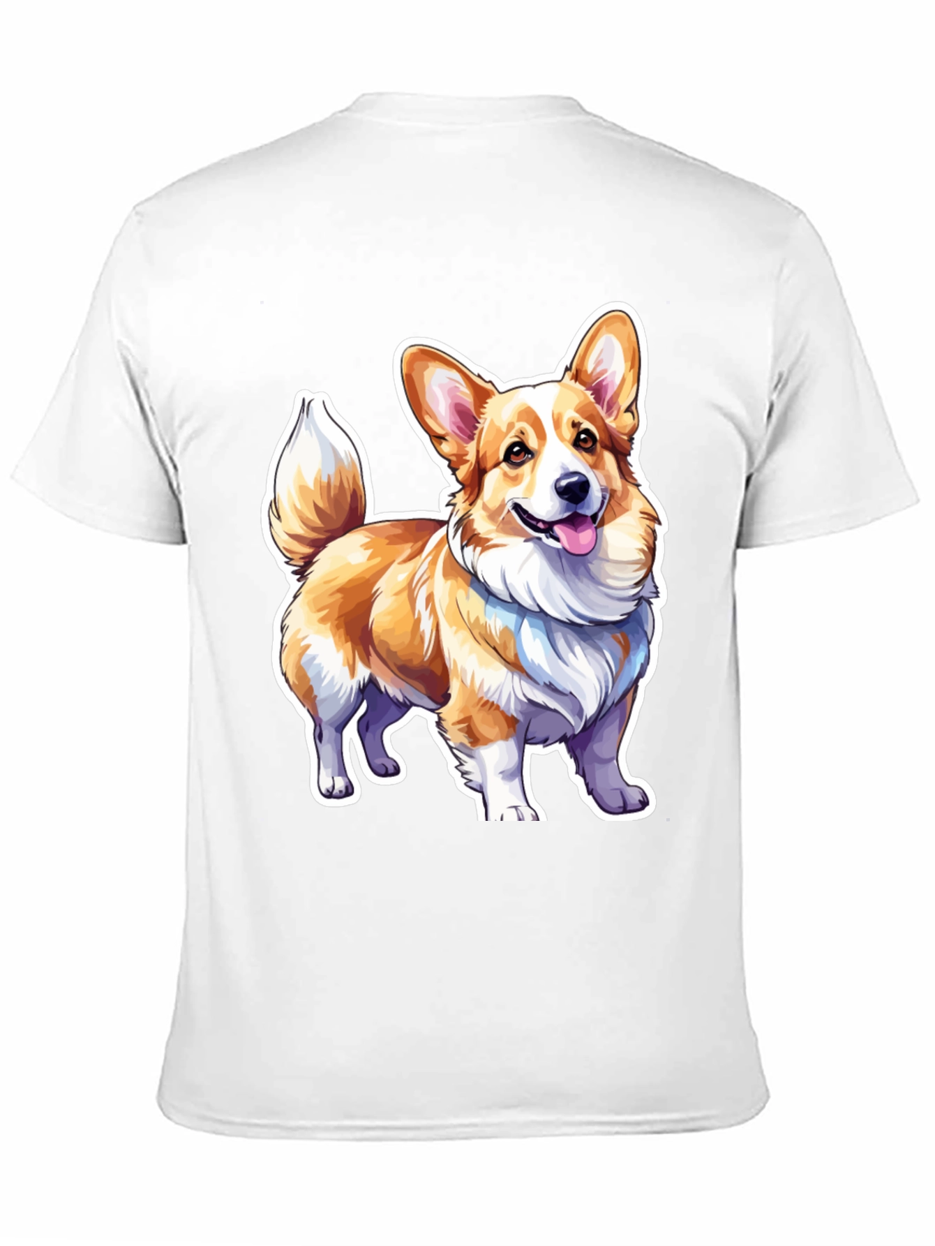 Cute Corgi Dog Graphic T-Shirt