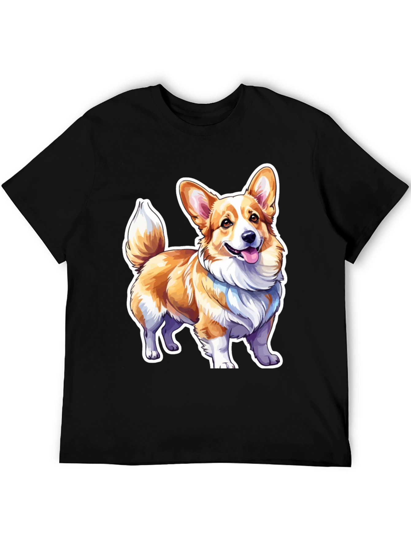 Cute Corgi Dog Graphic T-Shirt