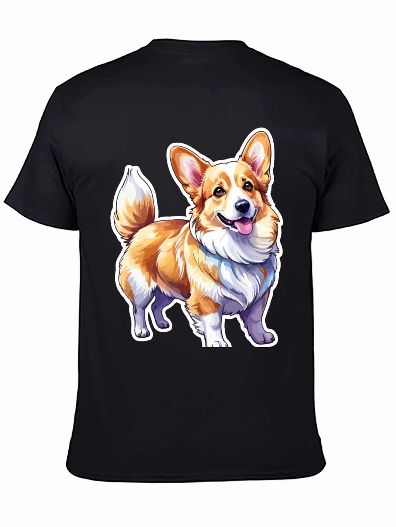 Cute Corgi Dog Graphic T-Shirt