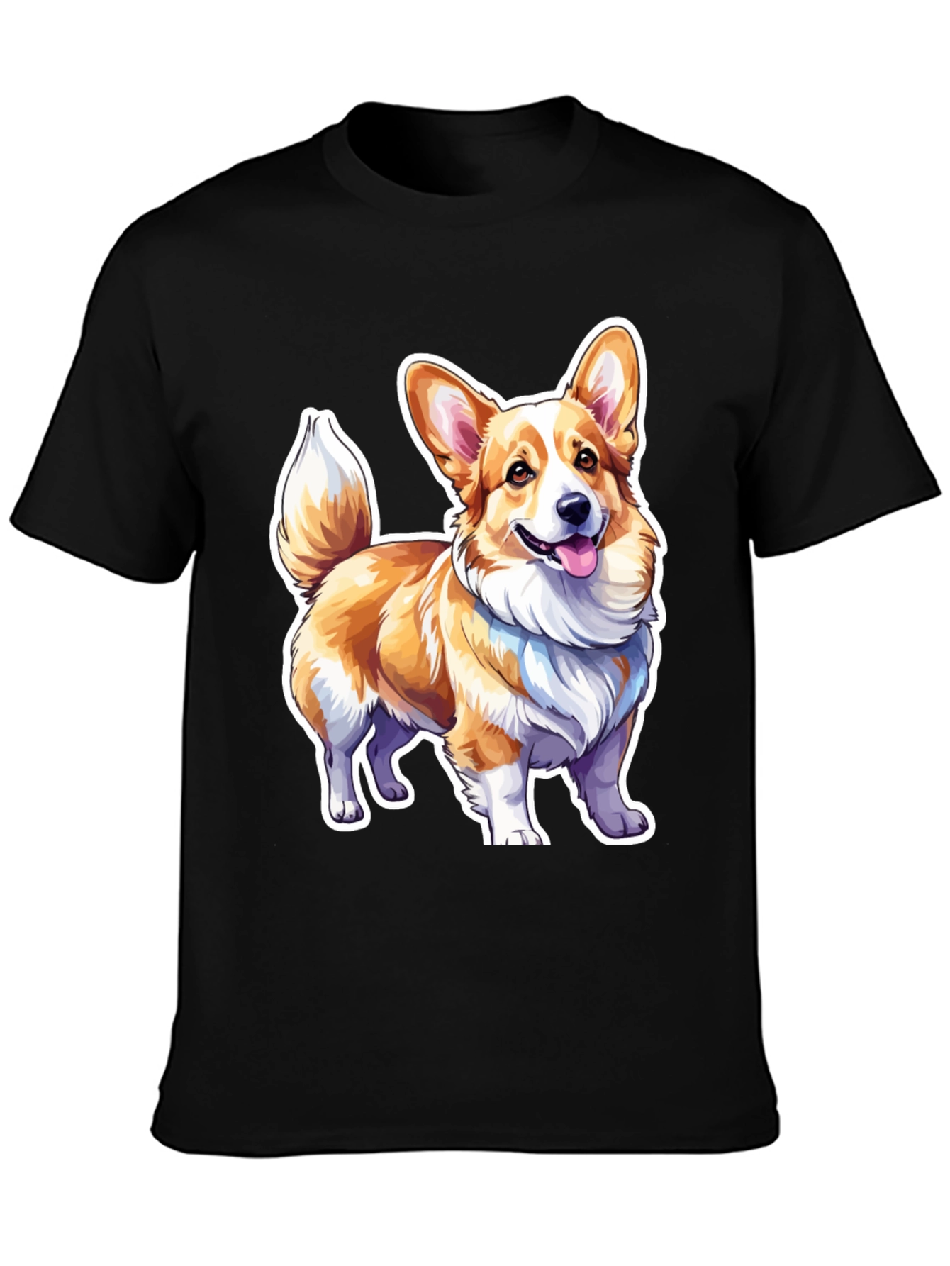 Cute Corgi Dog Graphic T-Shirt