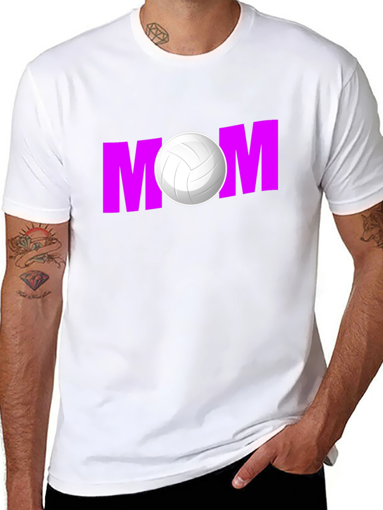 Volleyball Mom Graphic T-Shirt