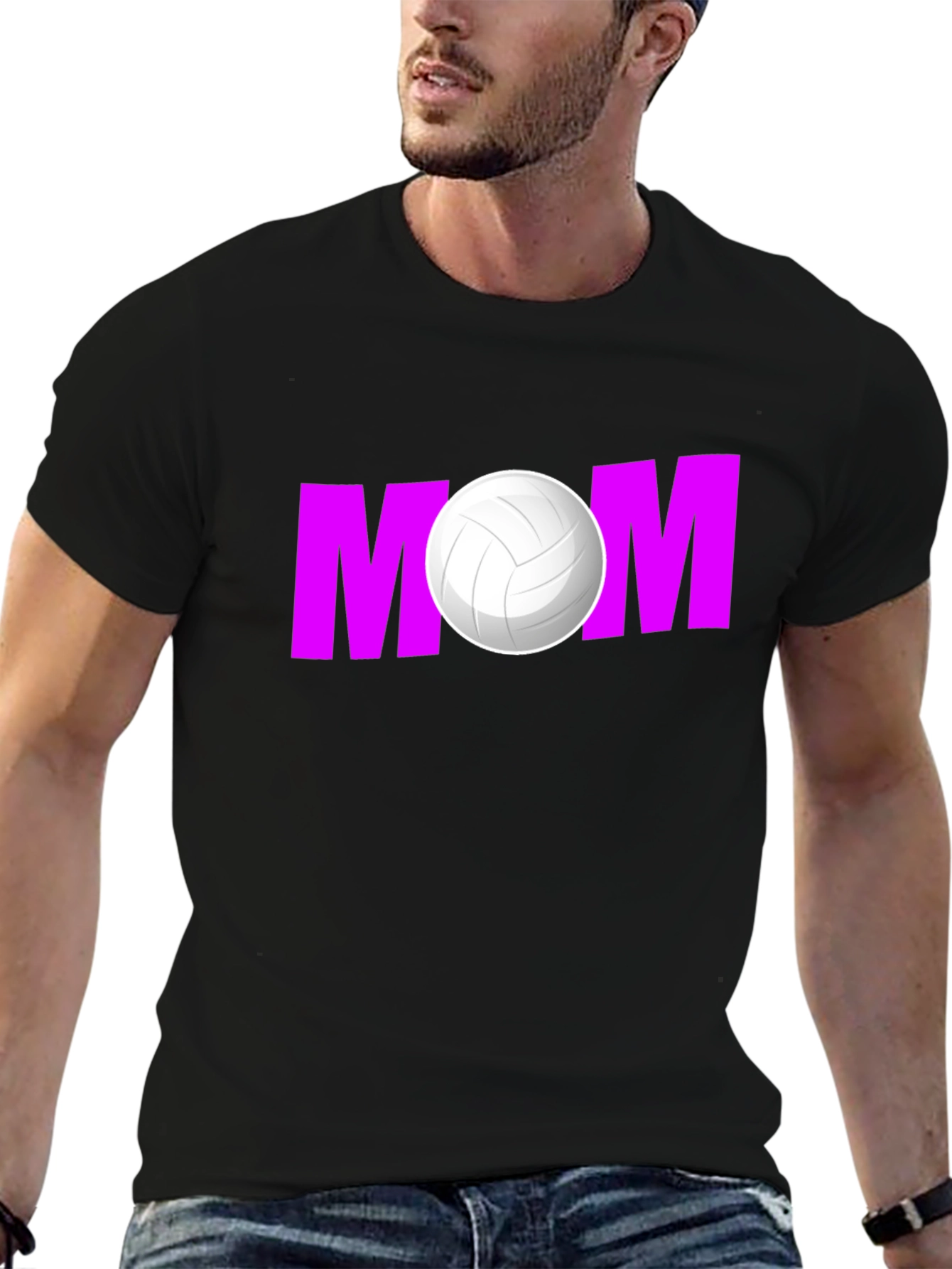 Volleyball Mom Graphic T-Shirt