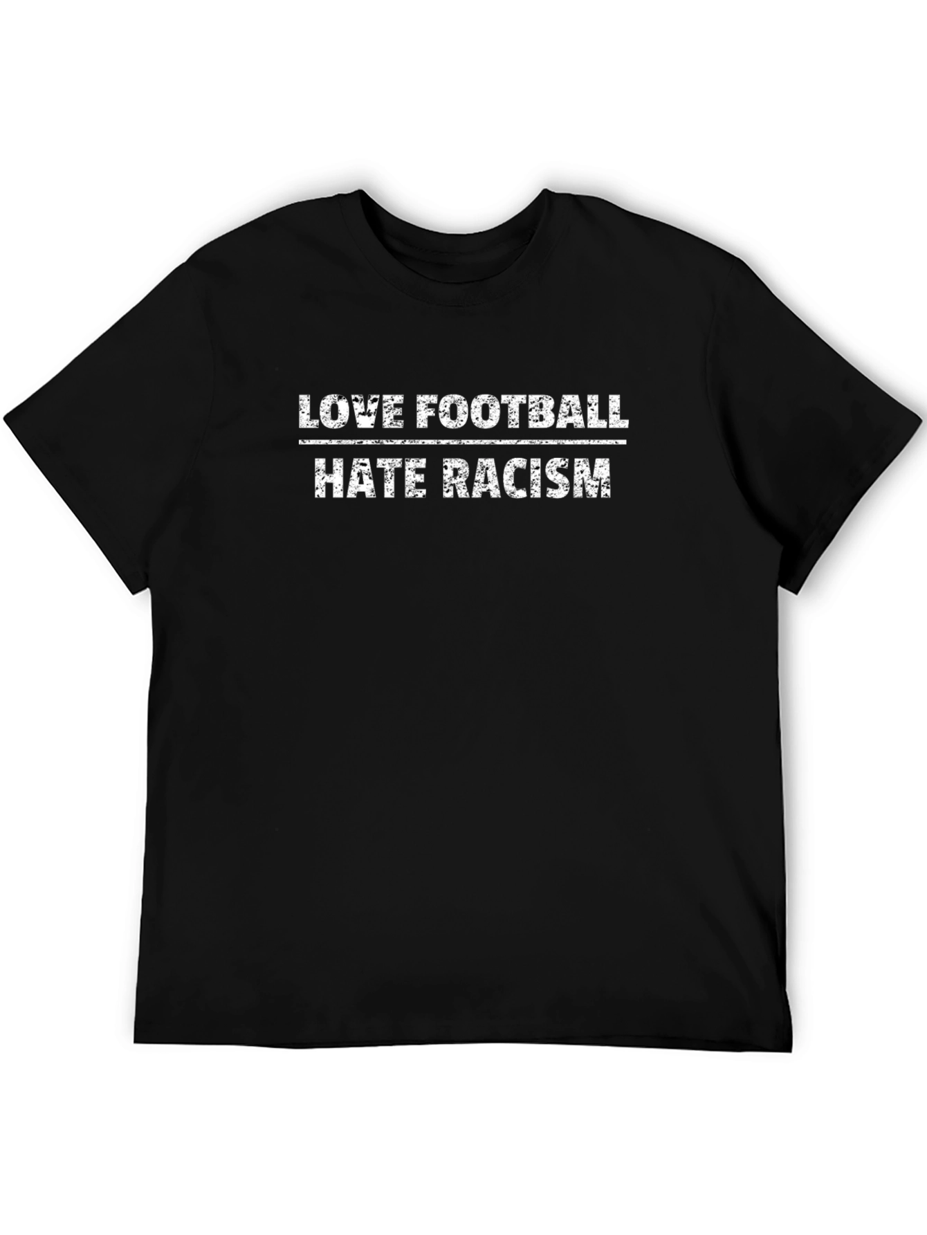 Love Football Hate Racism Graphic Tee