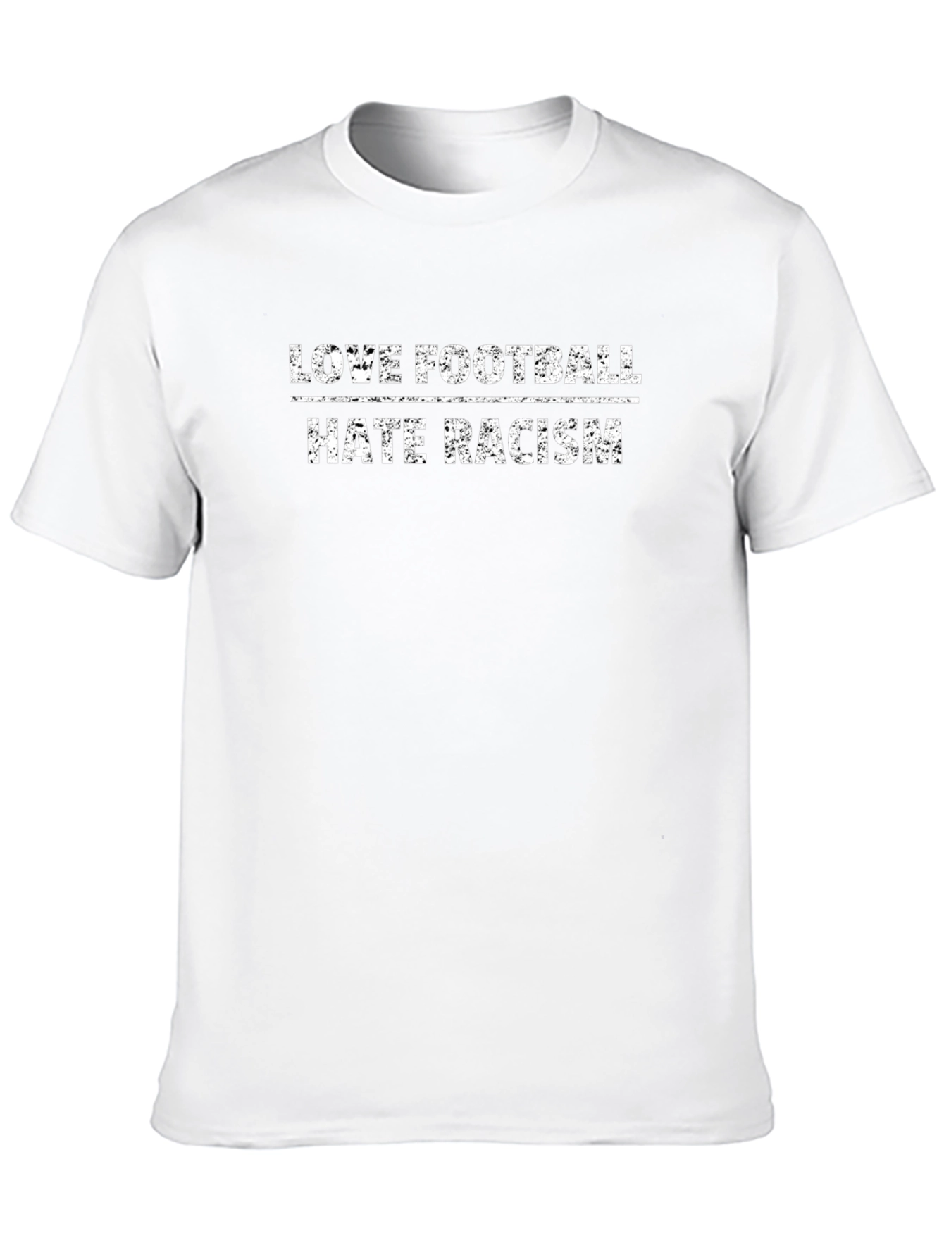 Love Football Hate Racism Graphic Tee