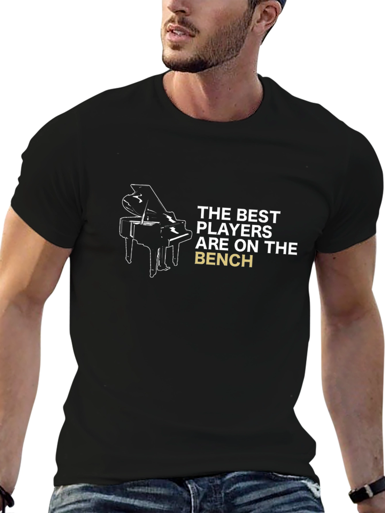 Piano Player T-Shirt - Best Players On The Bench