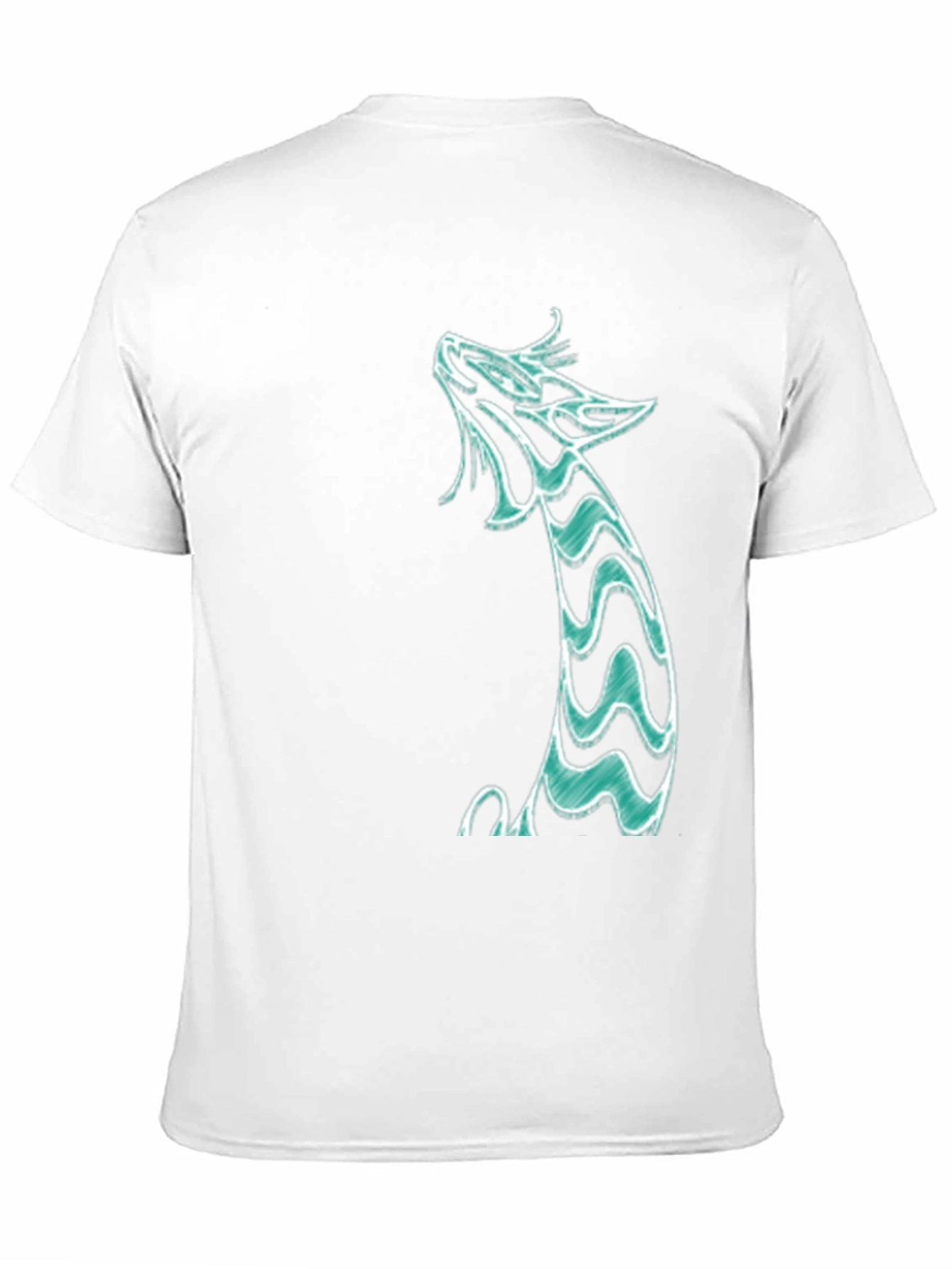 Dragon Graphic Tee - Black Cotton Shirt
