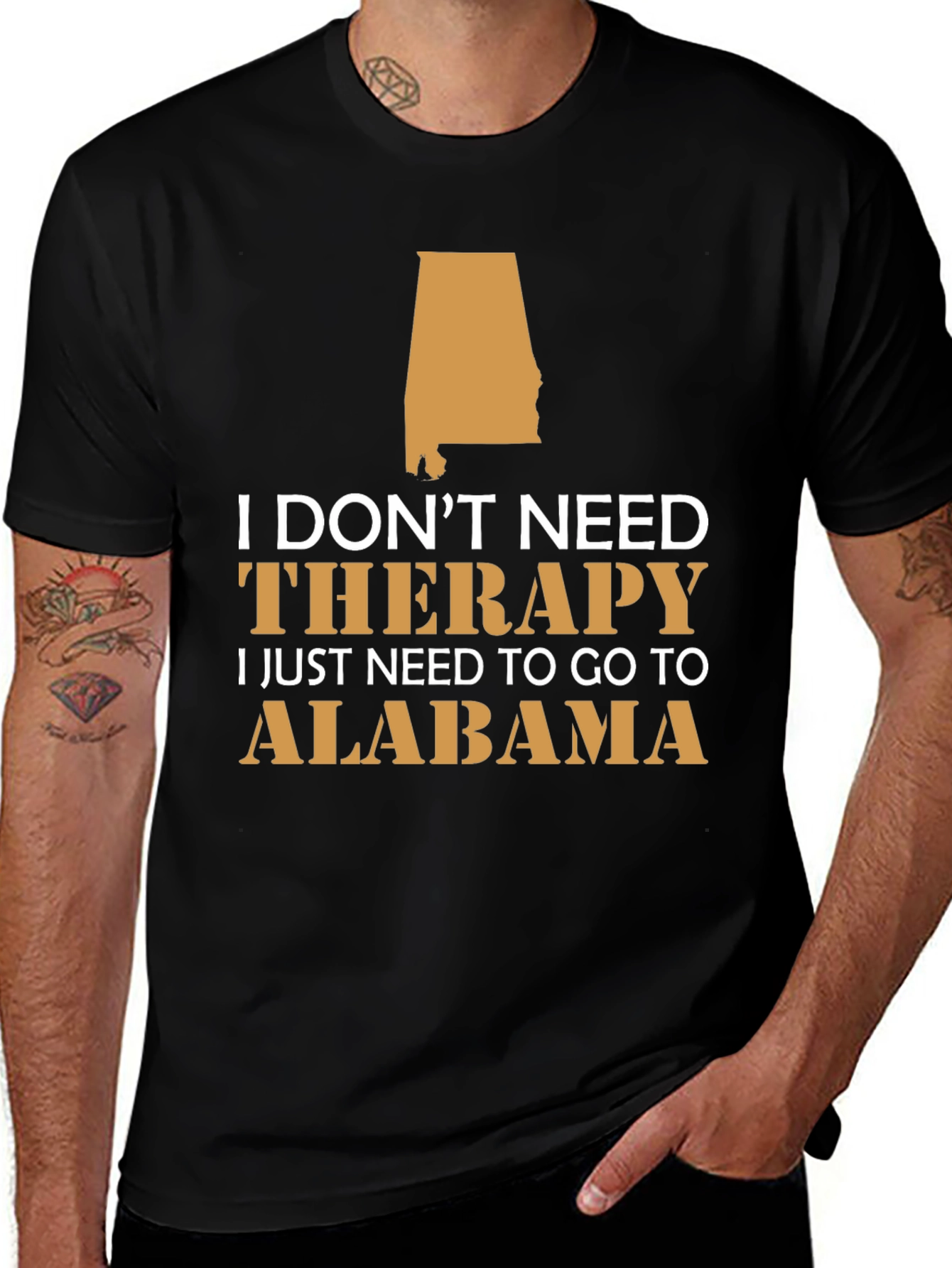 Alabama Therapy Graphic T-Shirt