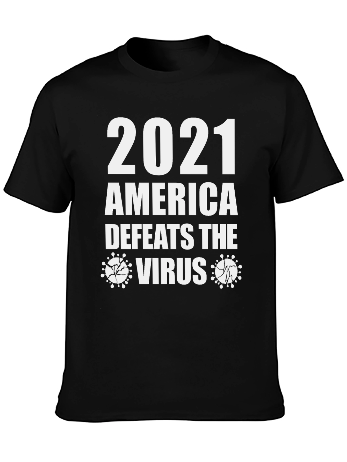 2021 America Defeats the Virus Graphic Tee
