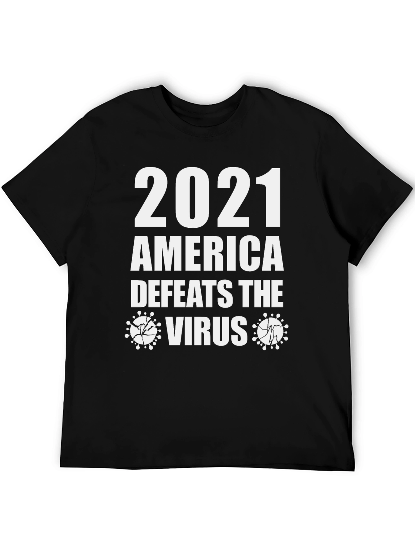 2021 America Defeats the Virus Graphic Tee