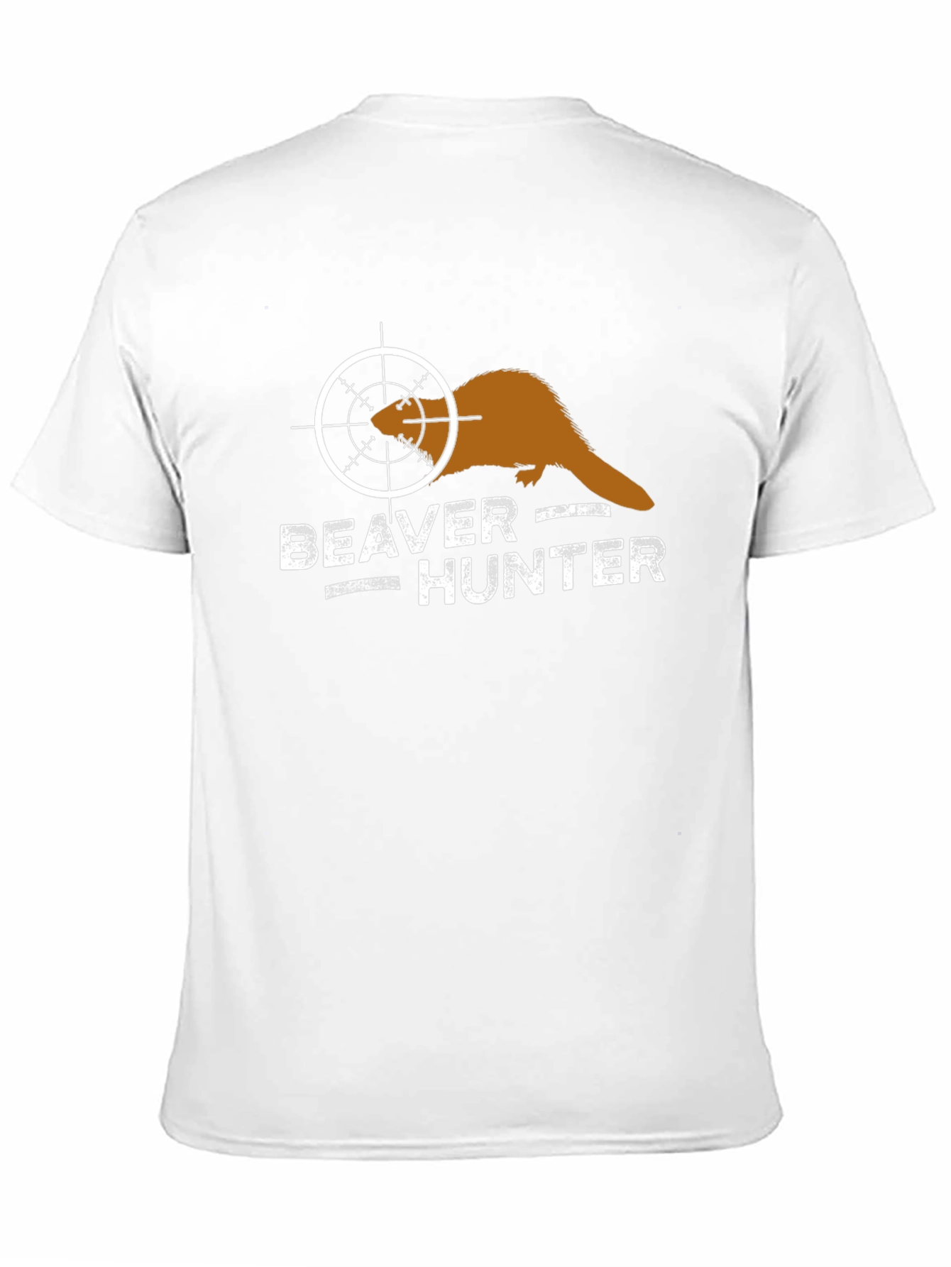 Beaver Hunter Graphic T-Shirt - Novelty Tee