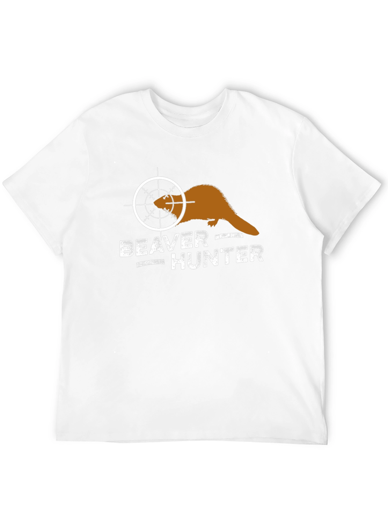 Beaver Hunter Graphic T-Shirt - Novelty Tee