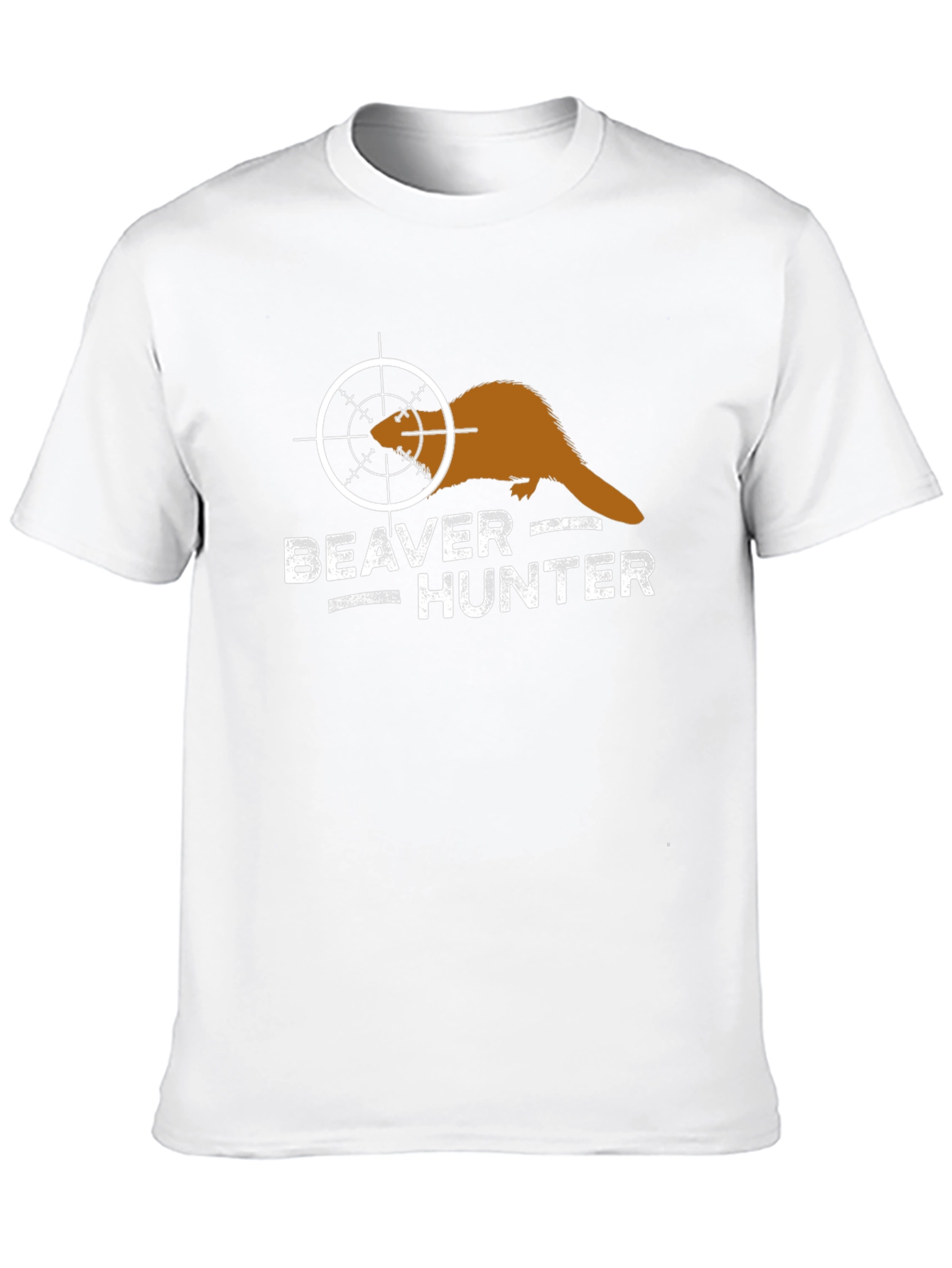 Beaver Hunter Graphic T-Shirt - Novelty Tee
