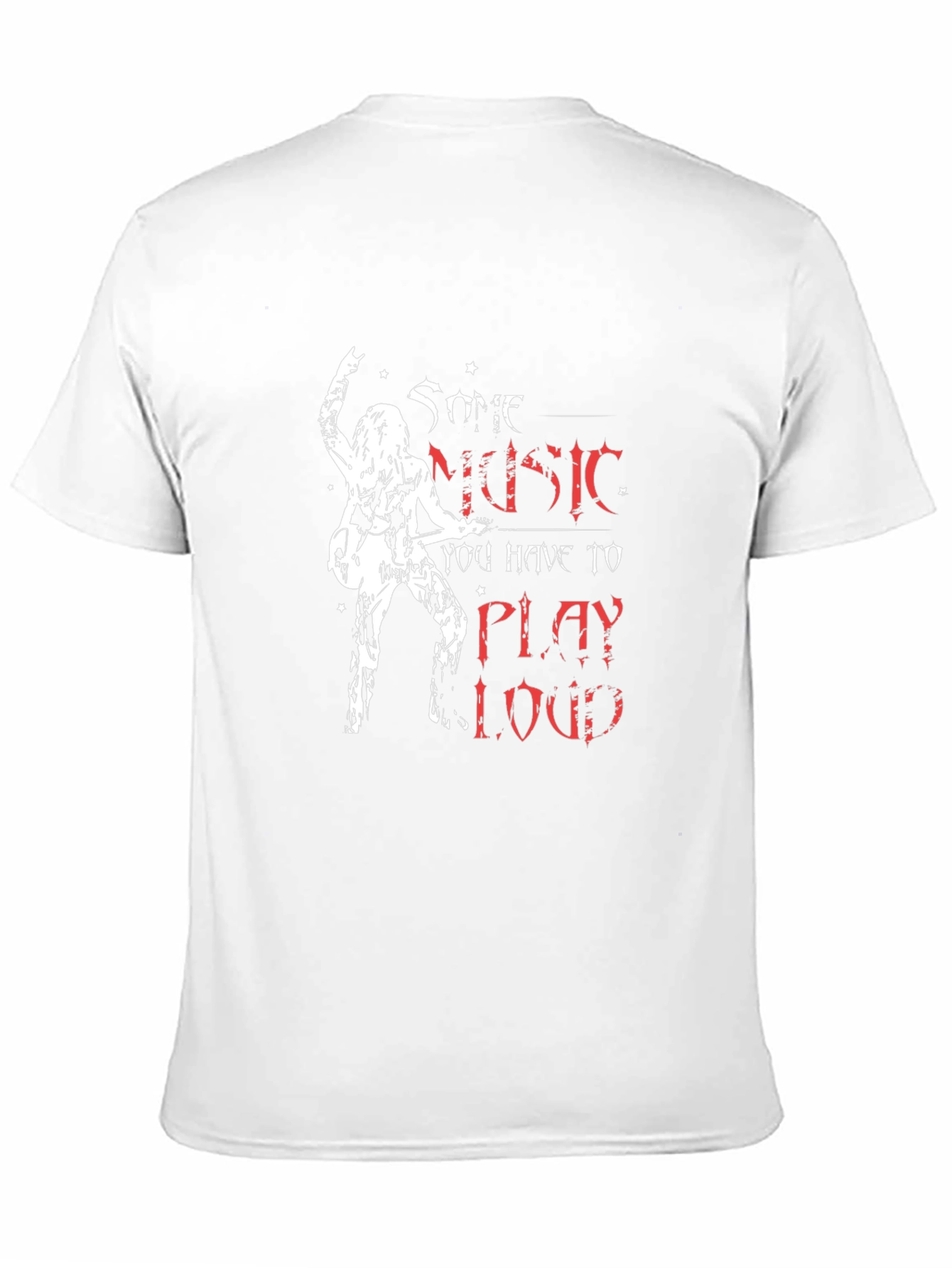 Some Music You Have to Play Loud Black T-Shirt