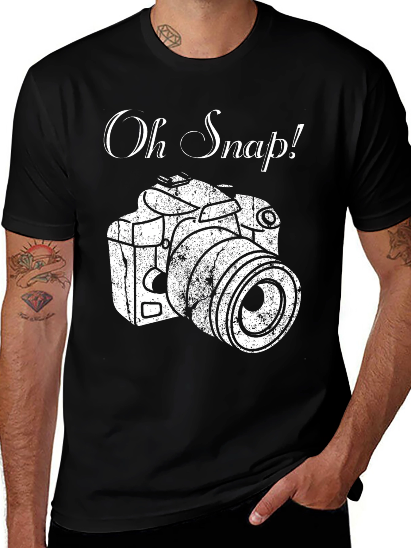 Oh Snap! Camera Graphic T-Shirt