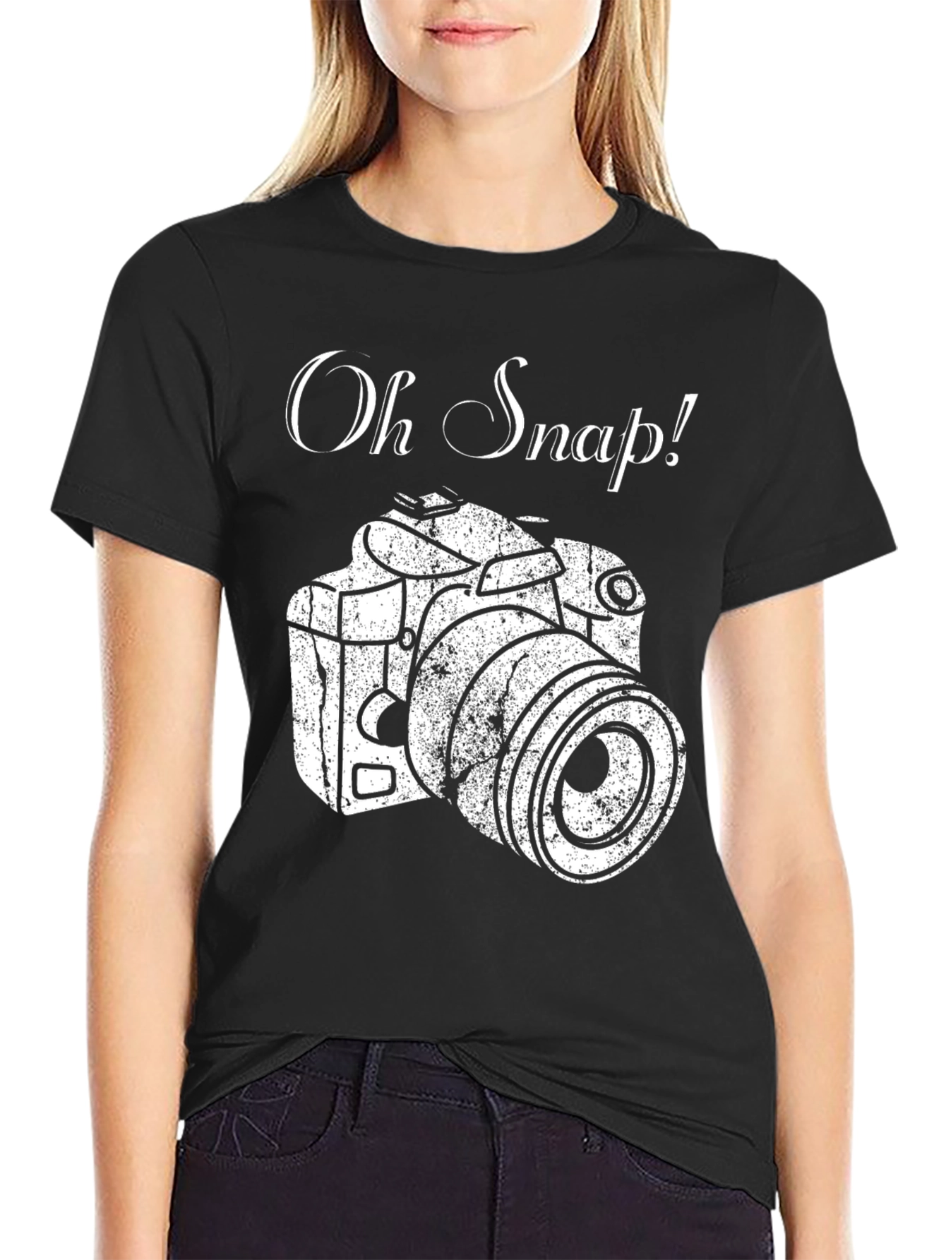 Oh Snap! Camera Graphic T-Shirt