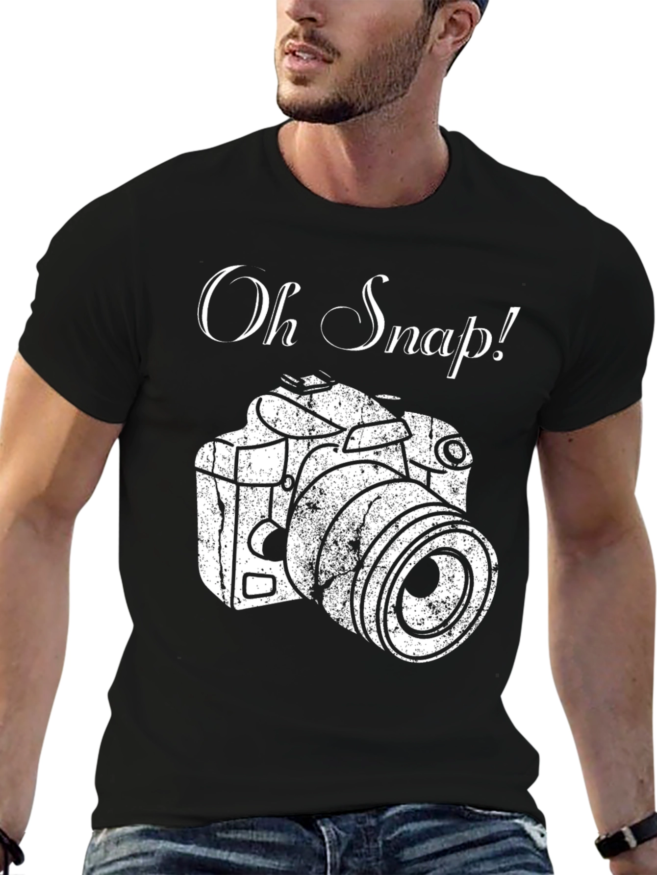Oh Snap! Camera Graphic T-Shirt