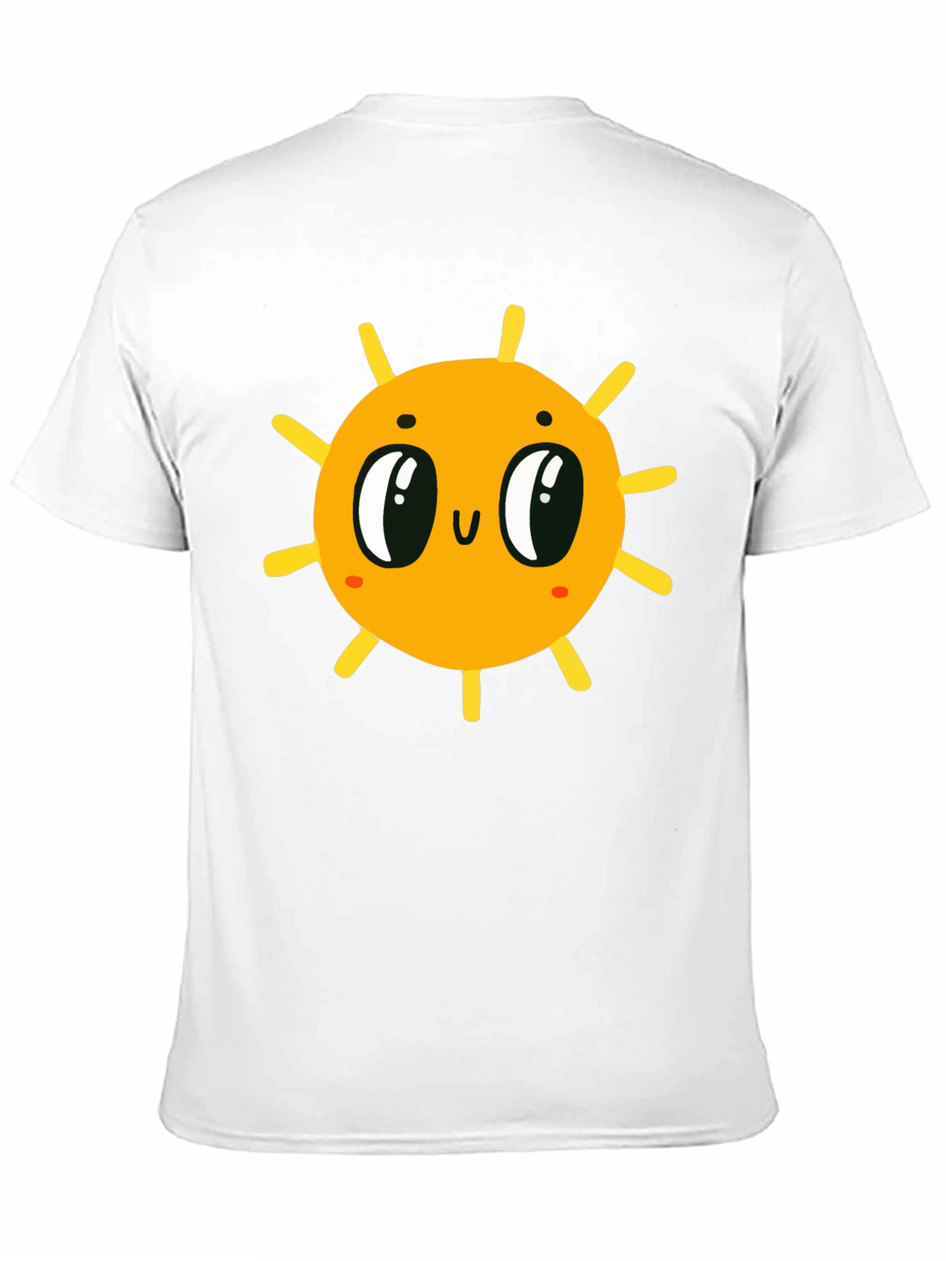Cute Sun Graphic Black T-Shirt