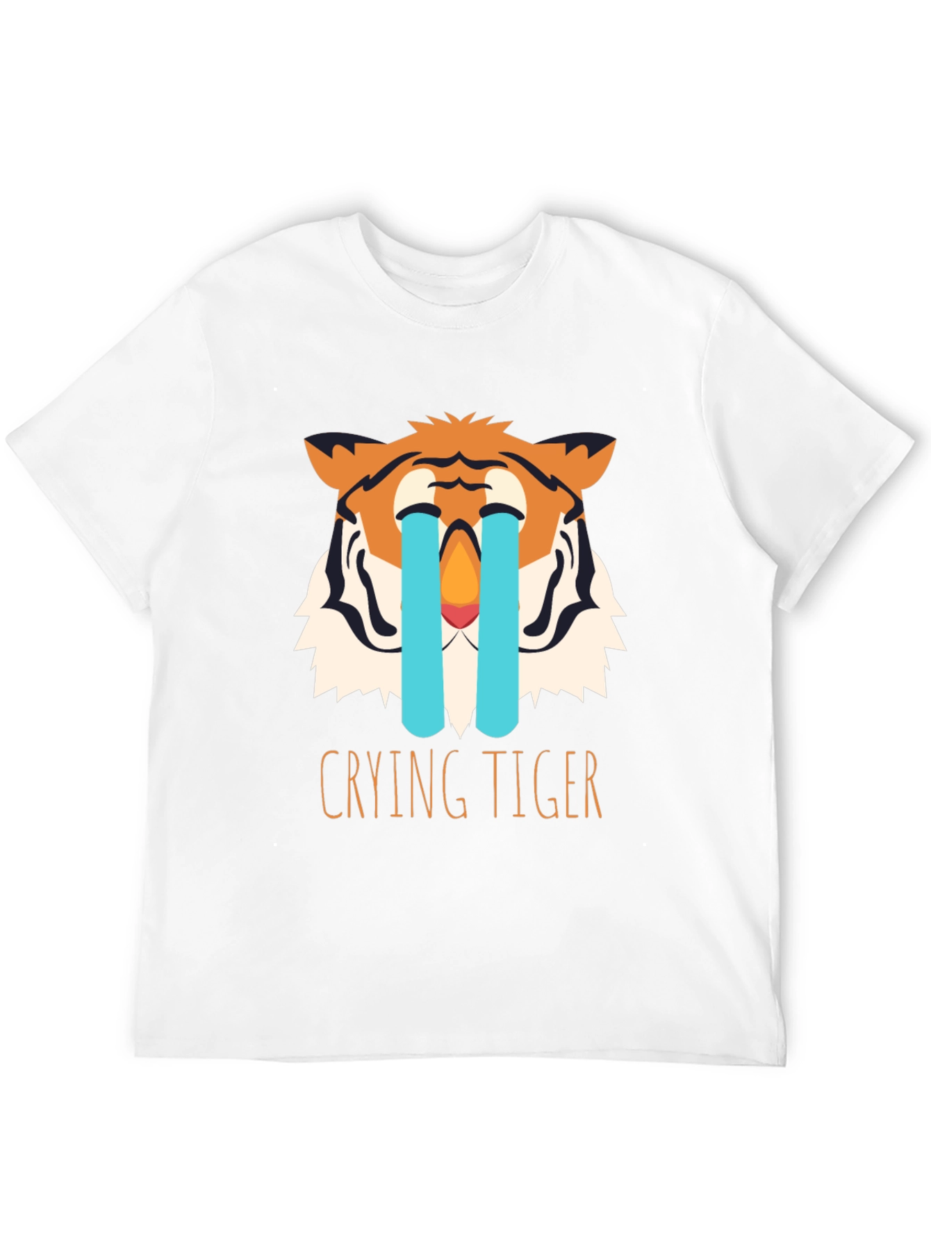Crying Tiger Graphic Tee - Black T-Shirt