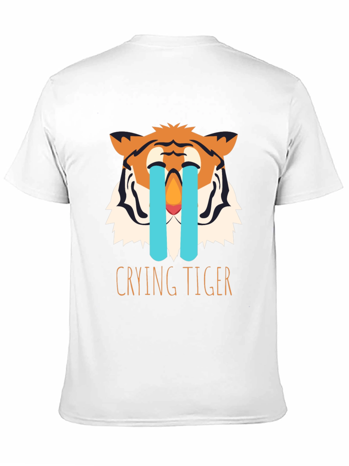 Crying Tiger Graphic Tee - Black T-Shirt