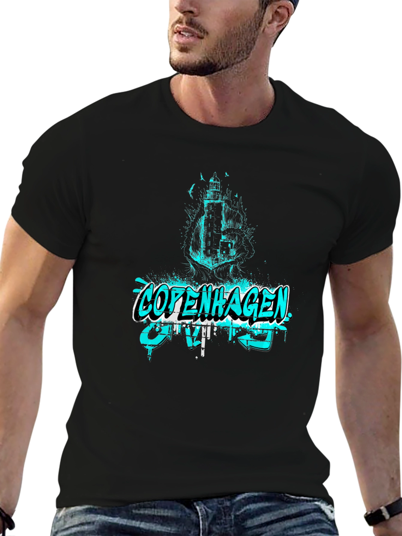 Copenhagen Graphic Tee - Lighthouse Design