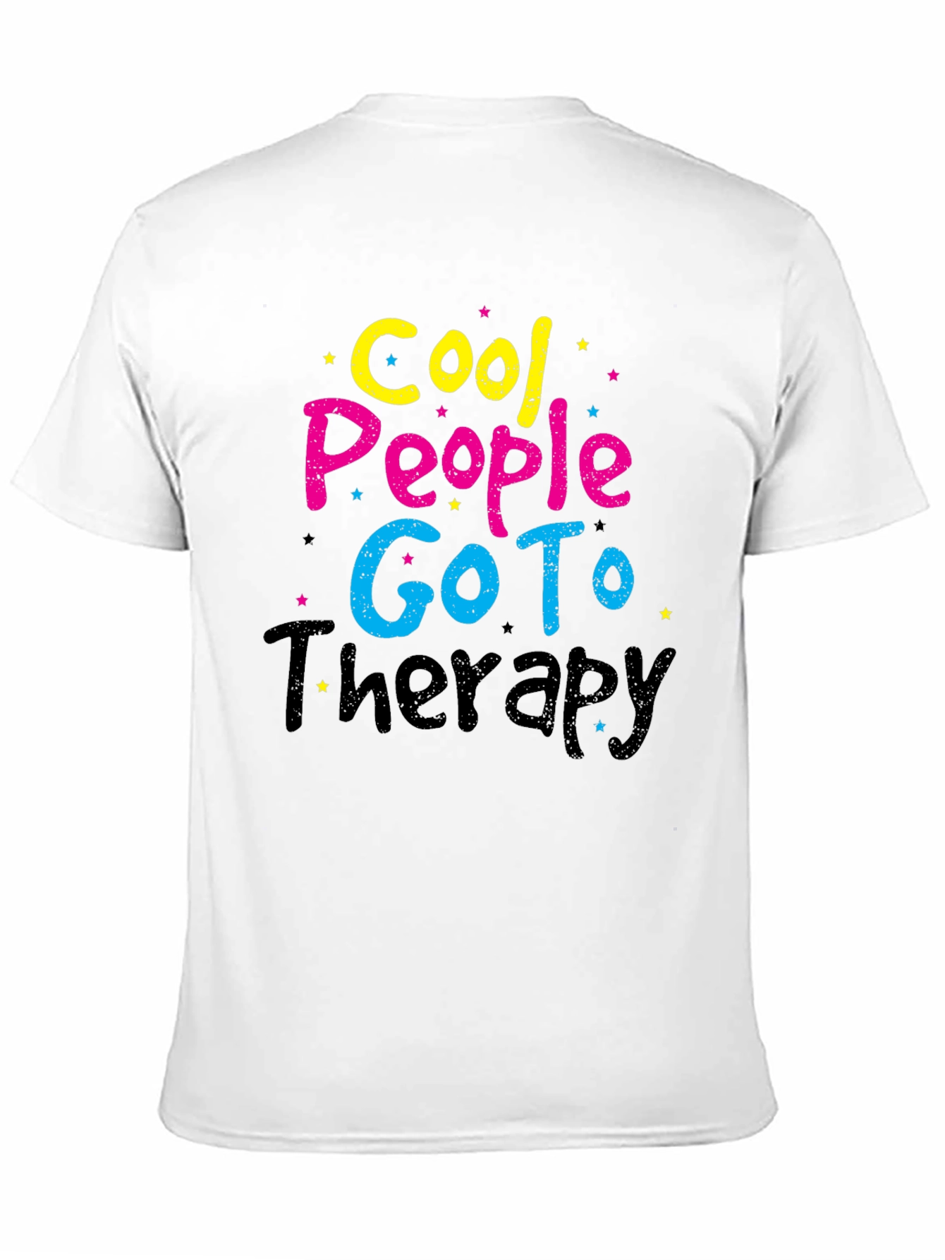 Cool People Go To Therapy T-Shirt Black