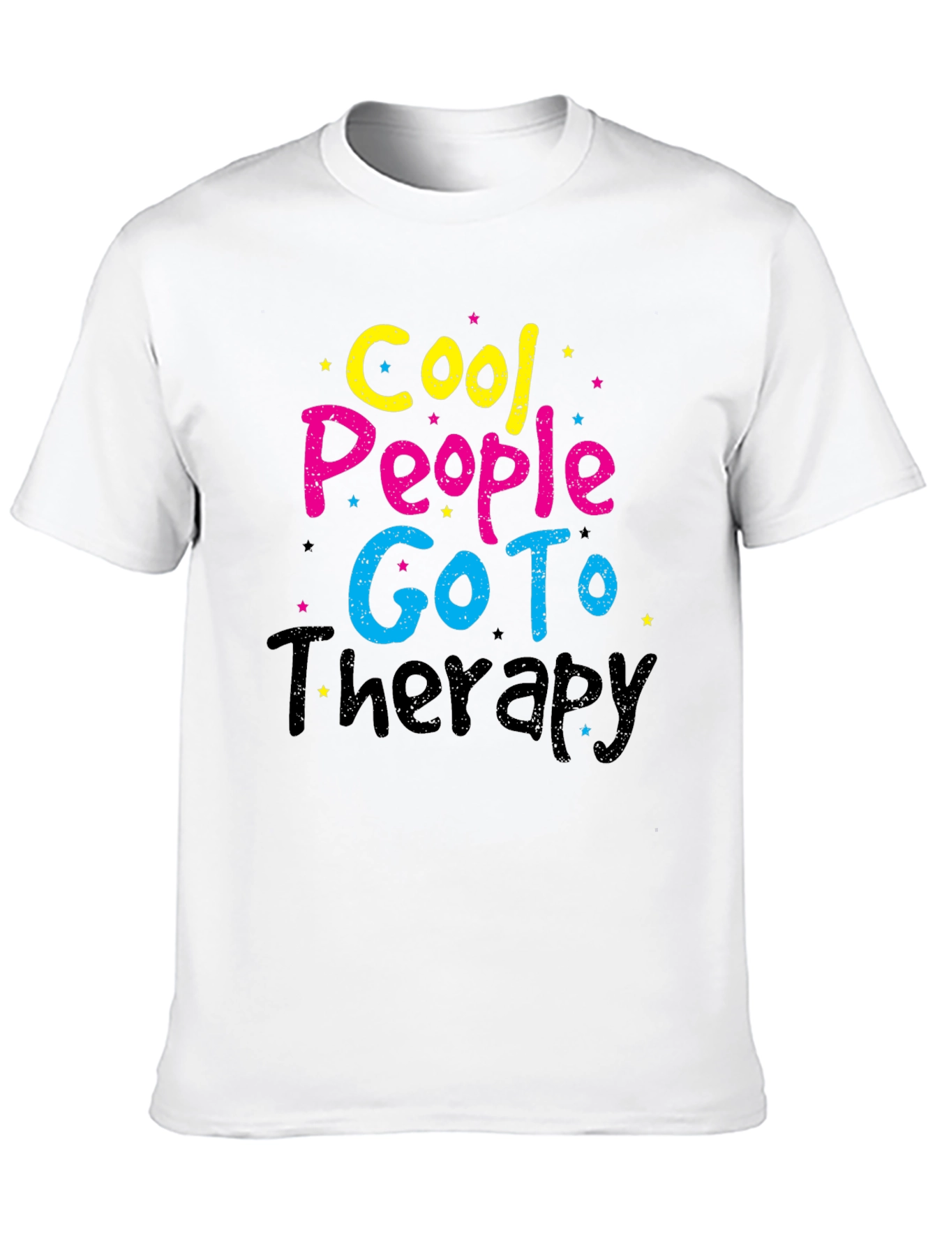 Cool People Go To Therapy T-Shirt Black