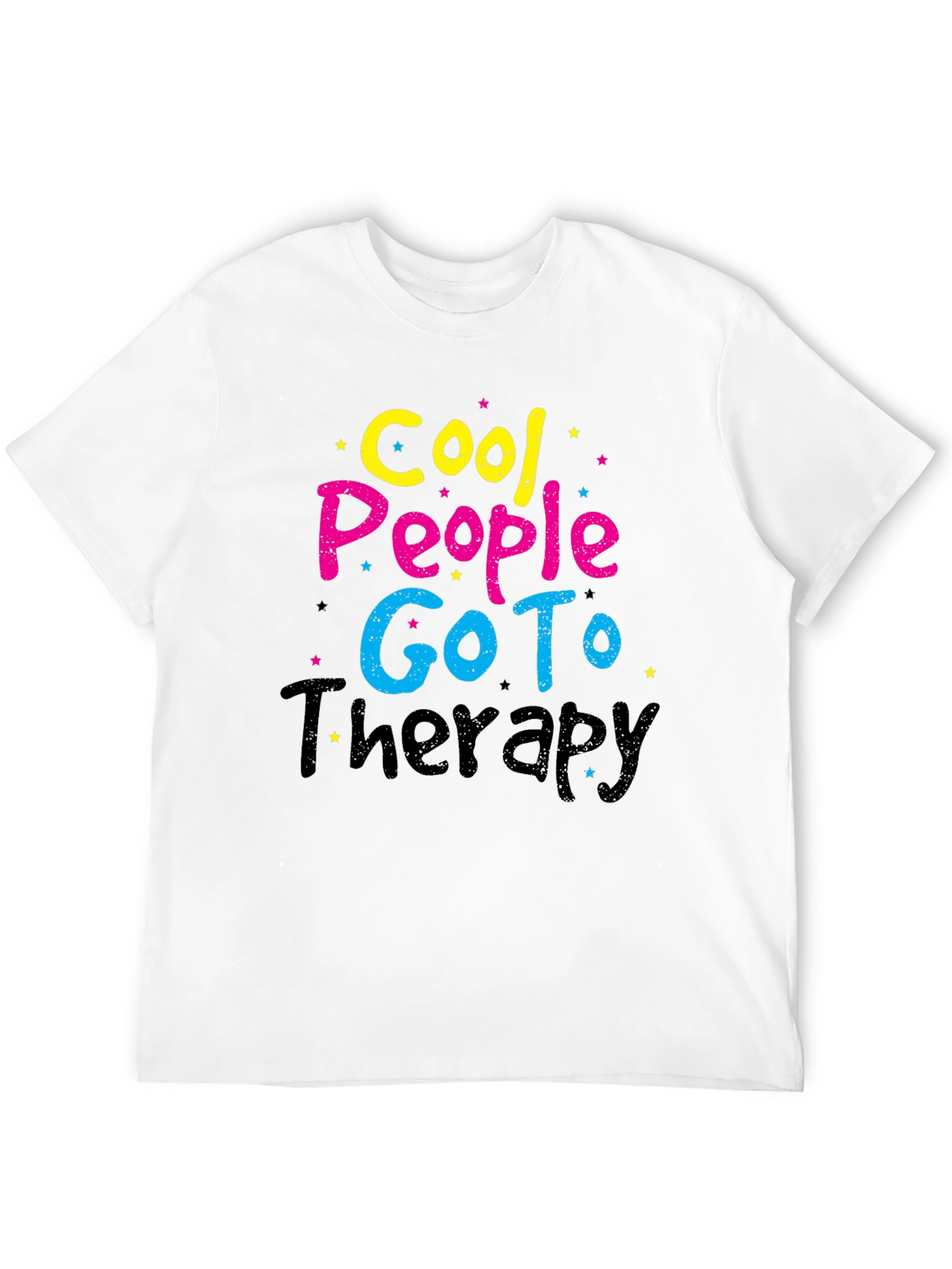 Cool People Go To Therapy T-Shirt Black