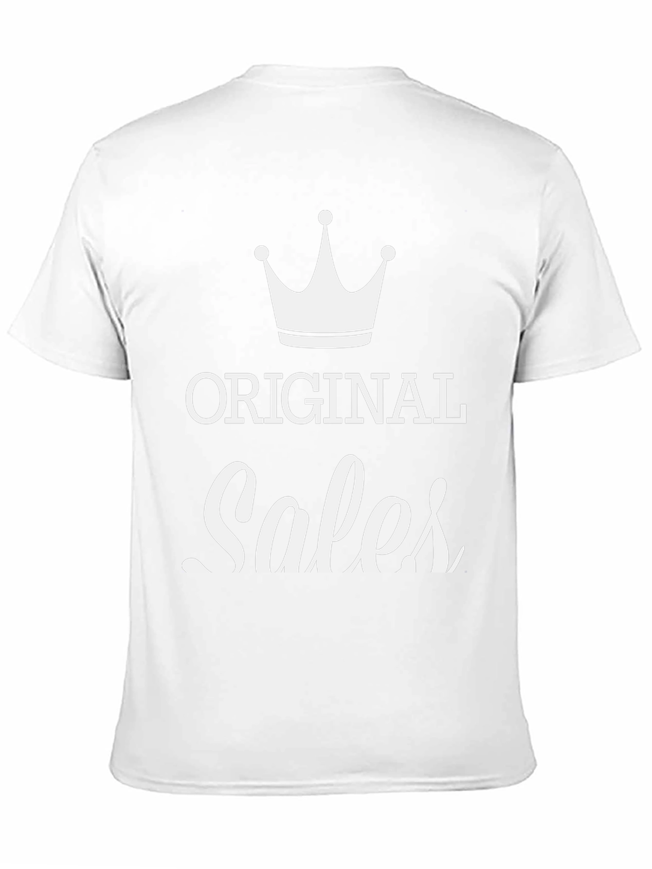 Original Sales T-Shirt - Black Cotton Blend