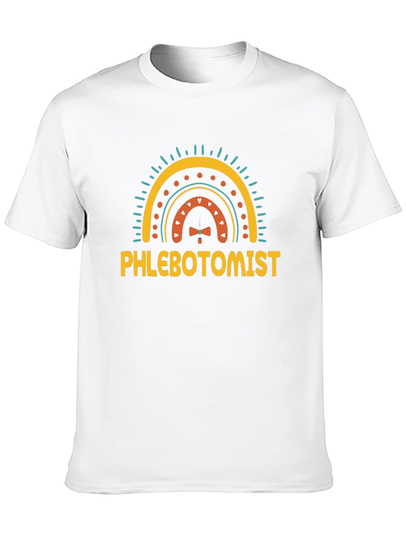 Phlebotomist Rainbow T-Shirt - Medical Professional Apparel