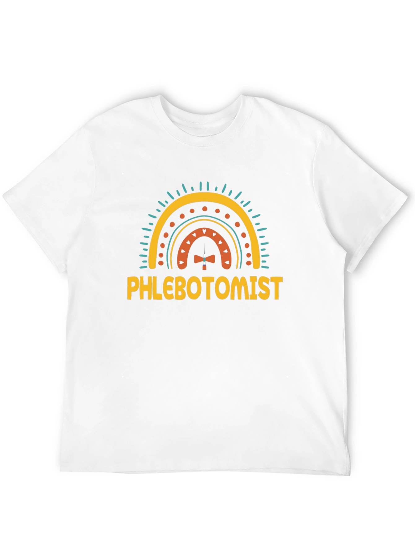 Phlebotomist Rainbow T-Shirt - Medical Professional Apparel