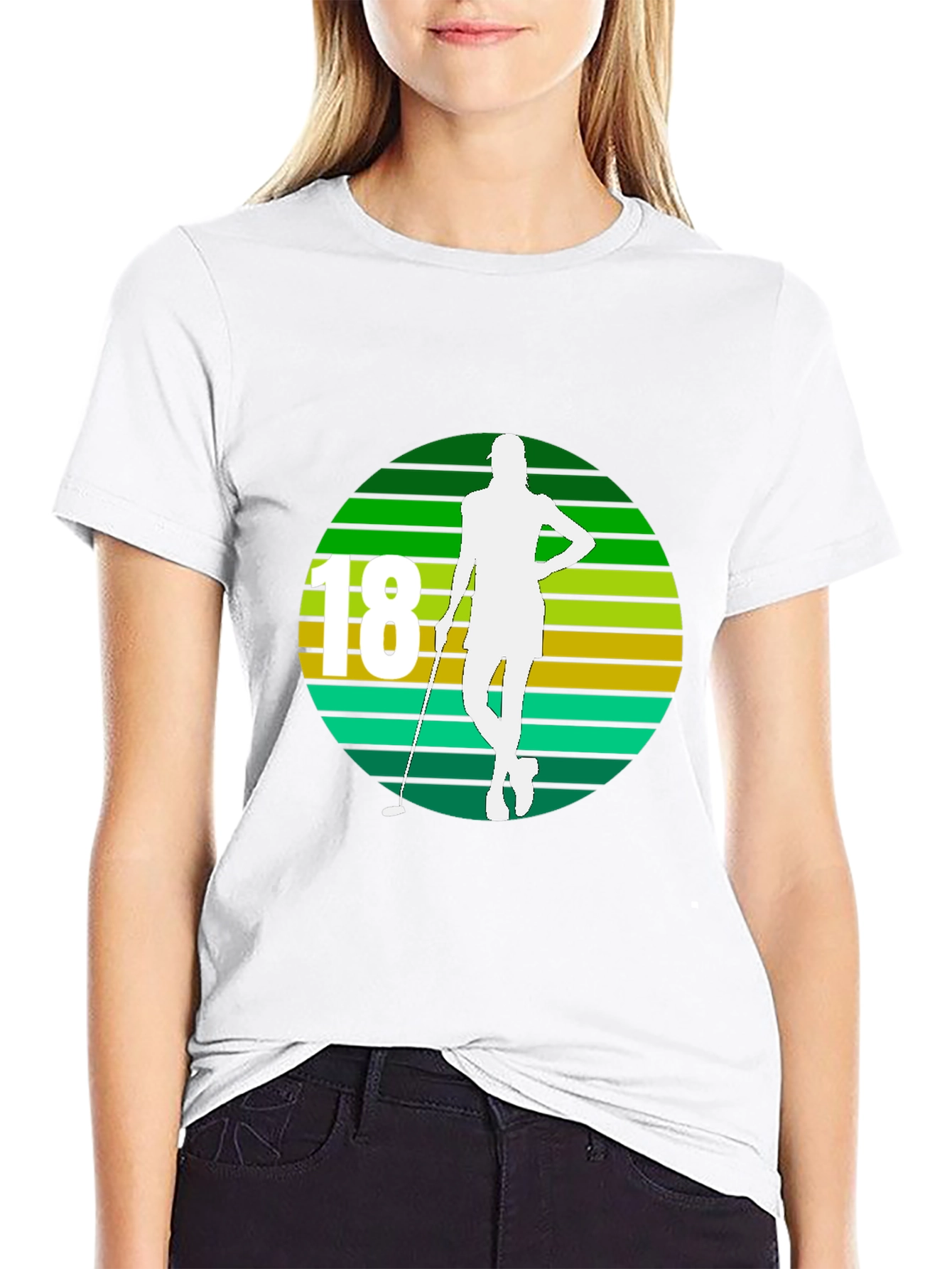 Golfing Girl Tee - 18th Birthday Gift