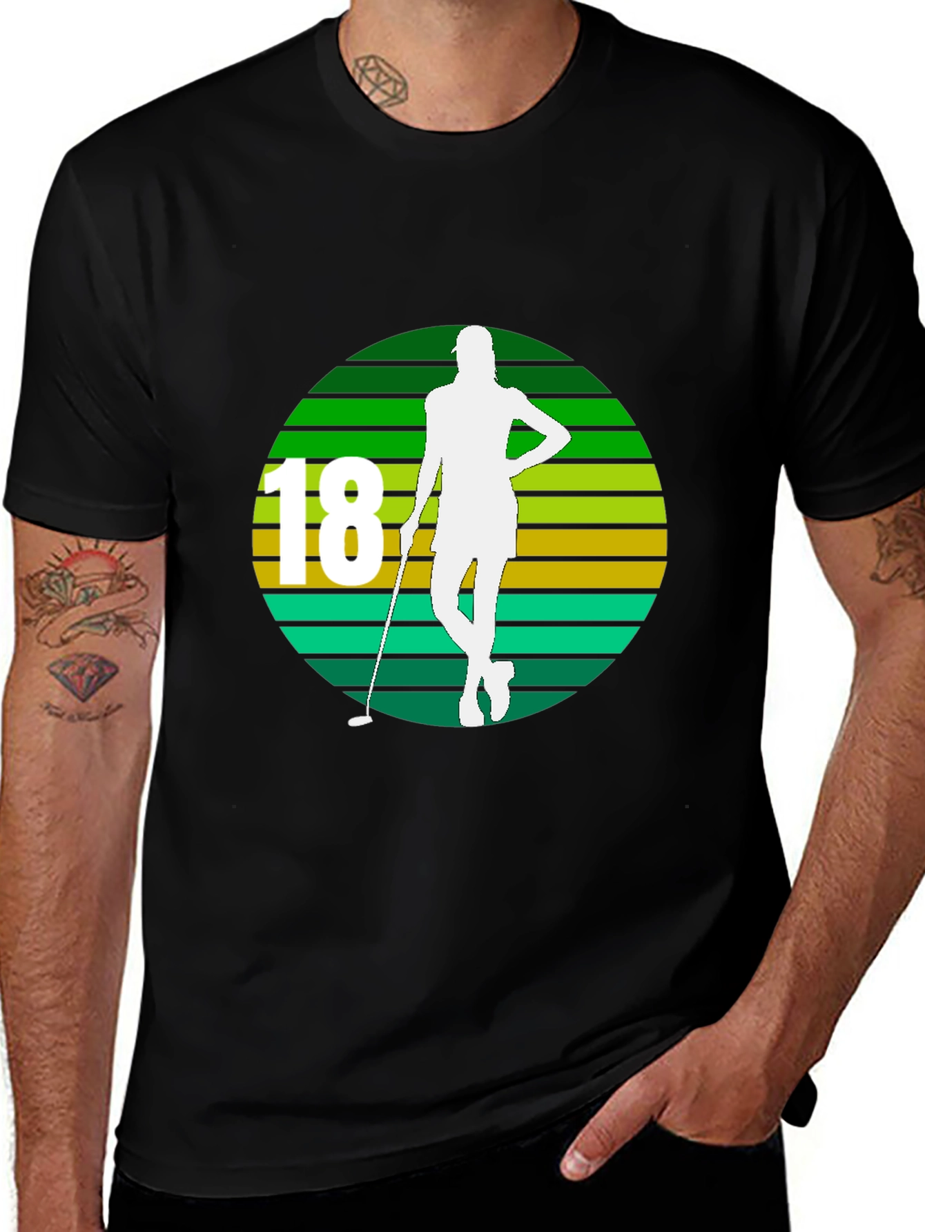 Golfing Girl Tee - 18th Birthday Gift