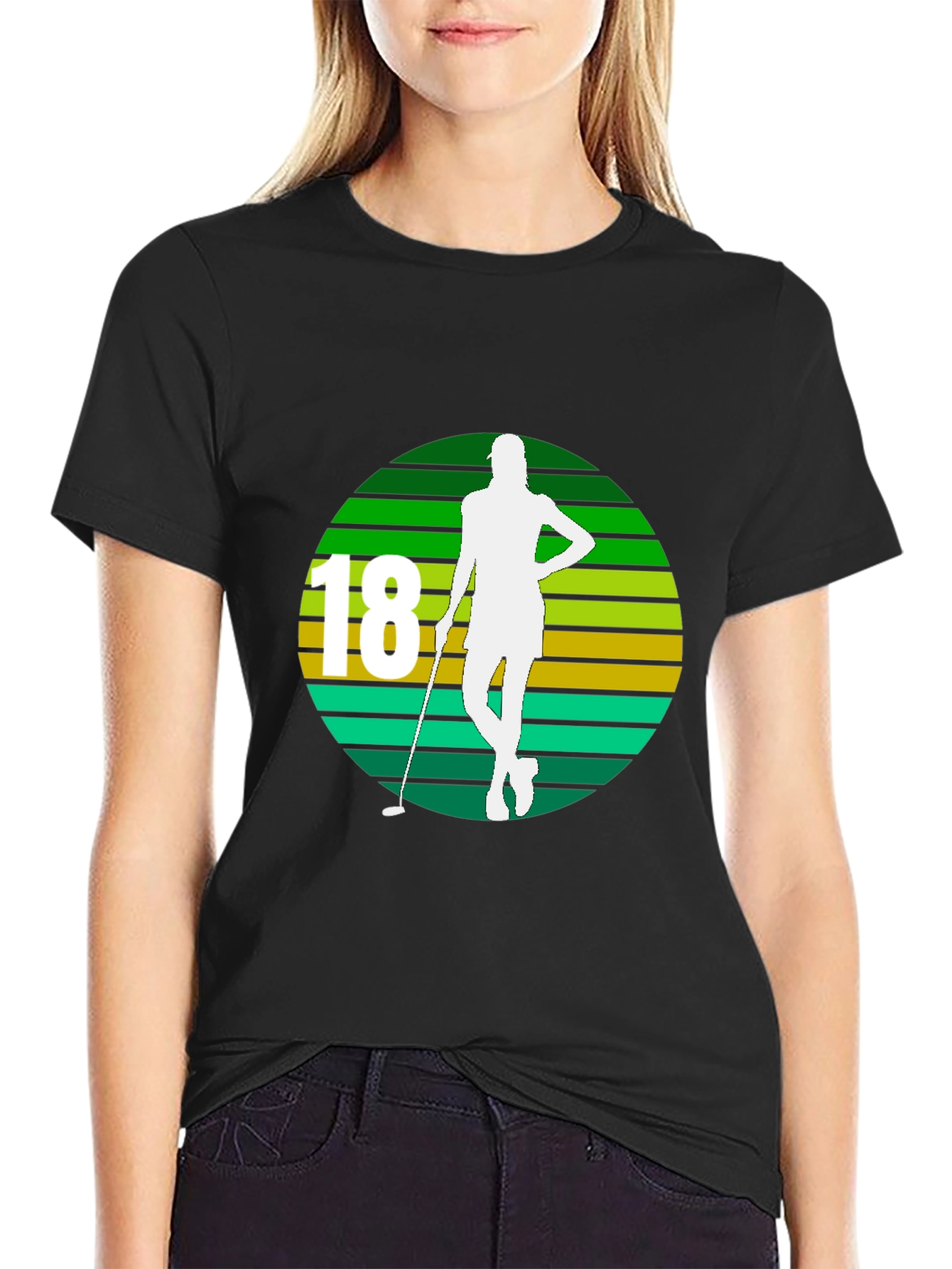 Golfing Girl Tee - 18th Birthday Gift