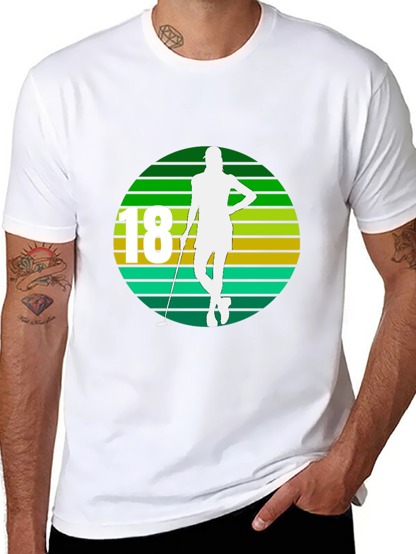 Golfing Girl Tee - 18th Birthday Gift