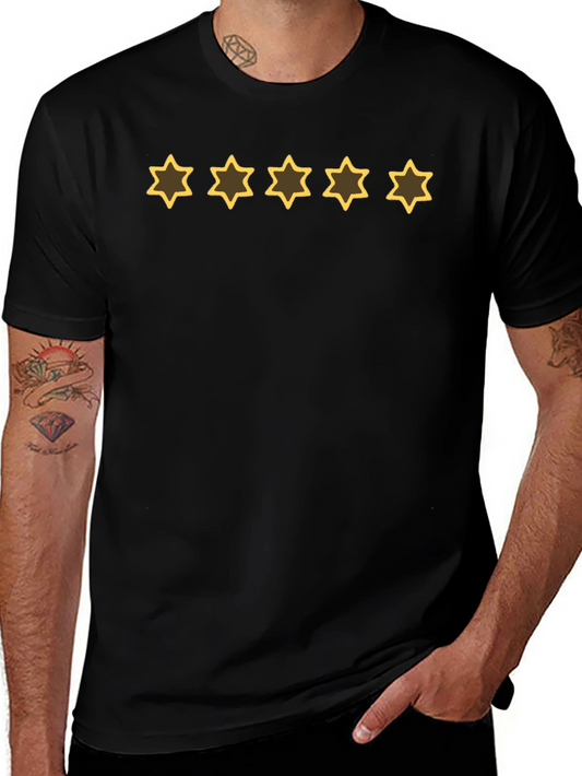 Five Star Black Graphic Tee