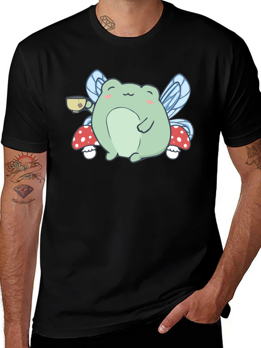 Fairy Frog with Tea T-Shirt