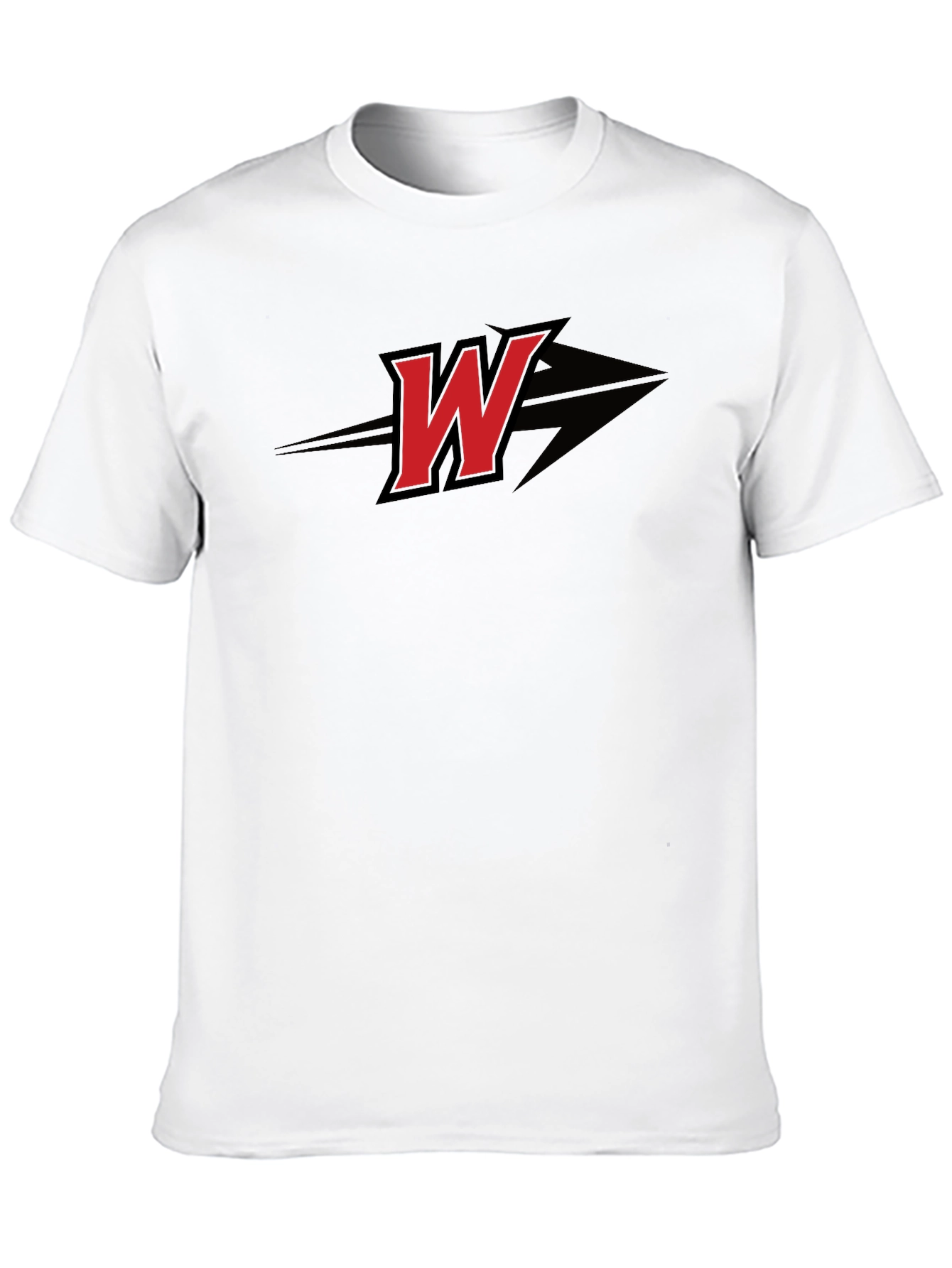 Bold W Graphic Tee - Stylish Black Shirt