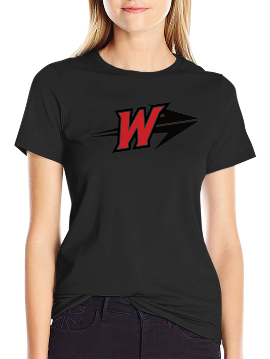 Bold W Graphic Tee - Stylish Black Shirt