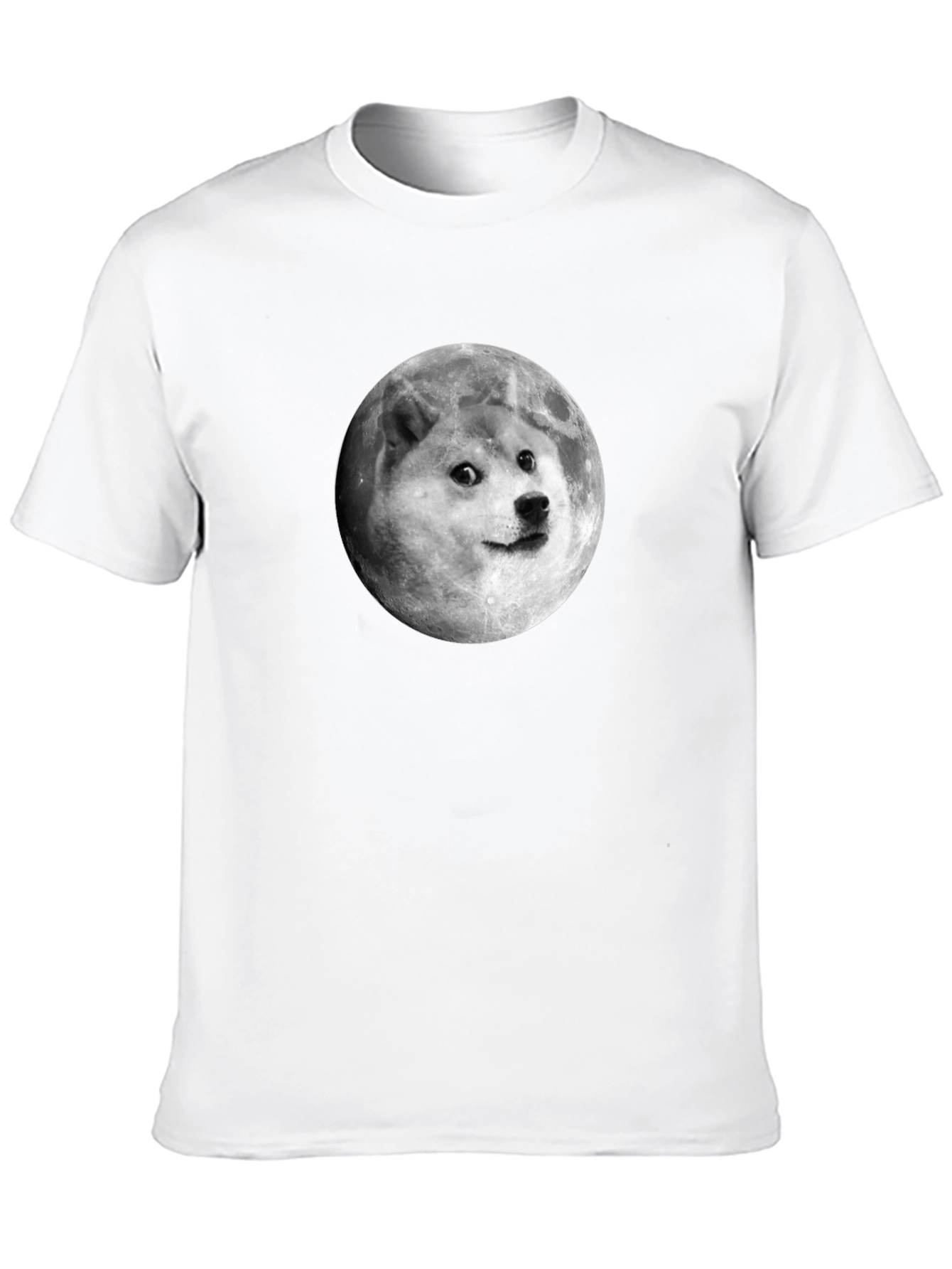 Doge Moon T-Shirt - Unisex Black Tee