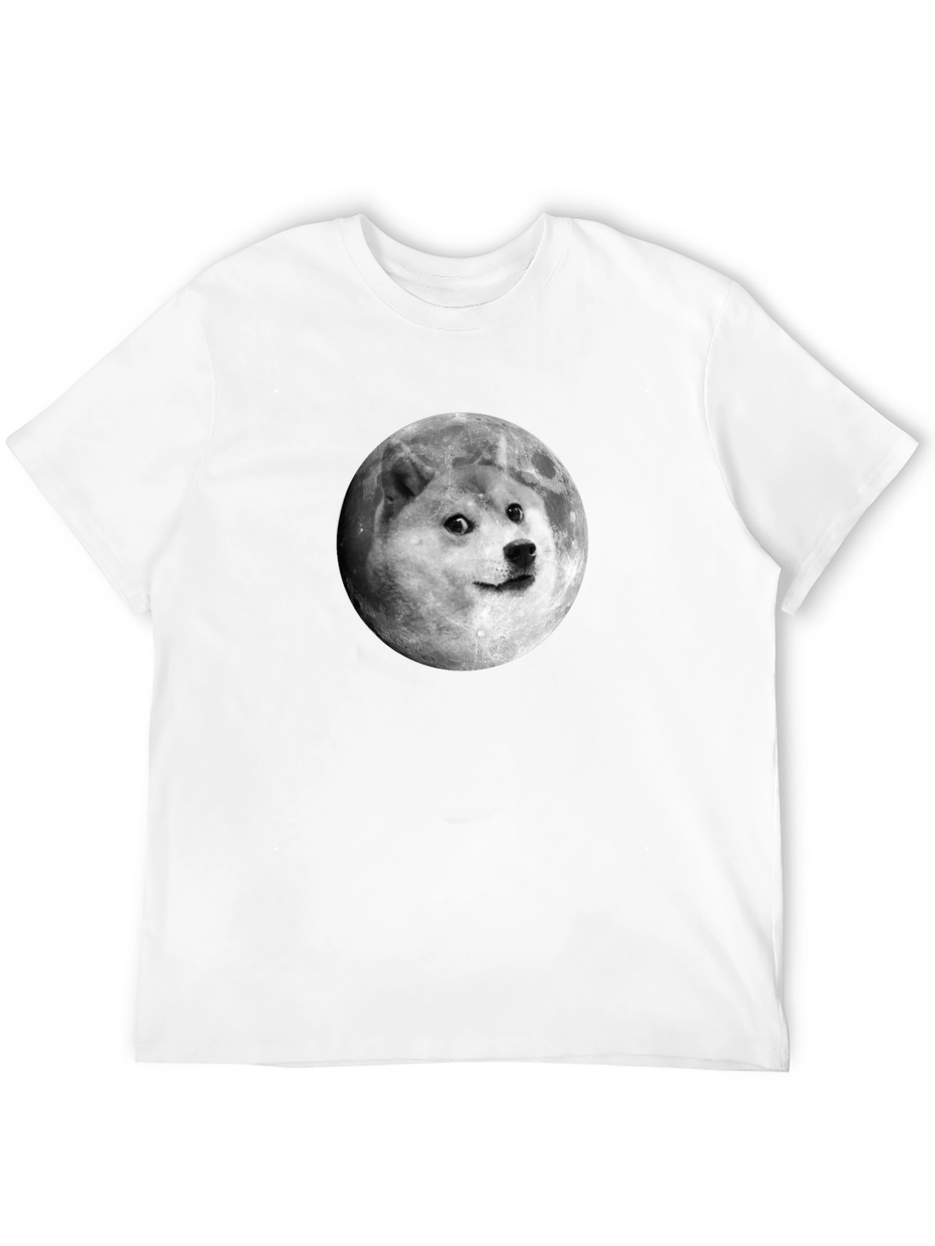 Doge Moon T-Shirt - Unisex Black Tee