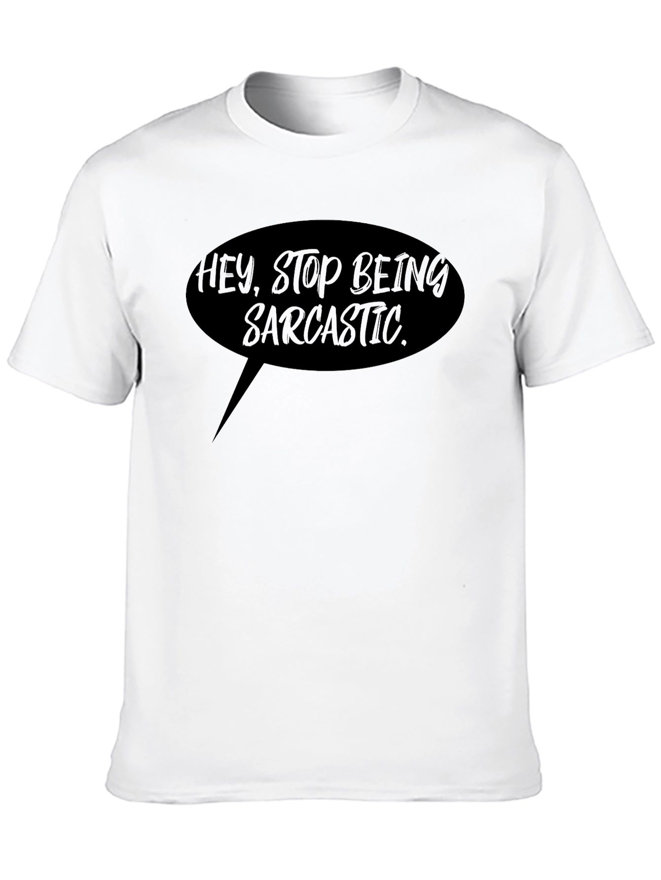 Sarcastic Humor Graphic Tee - Mens Black T-Shirt