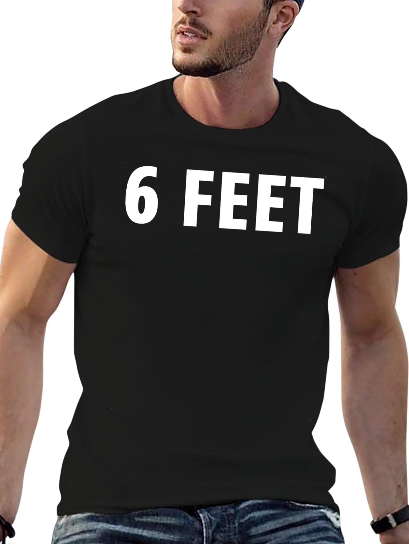 6 Feet Graphic Tee - Social Distancing T-Shirt