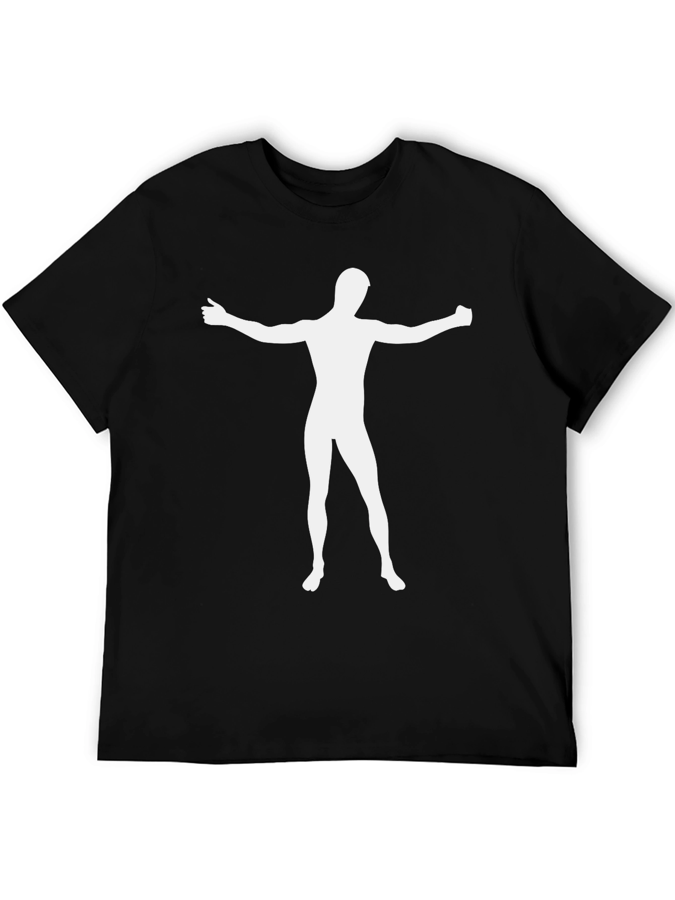 Vitruvian Man Pose Graphic Tee