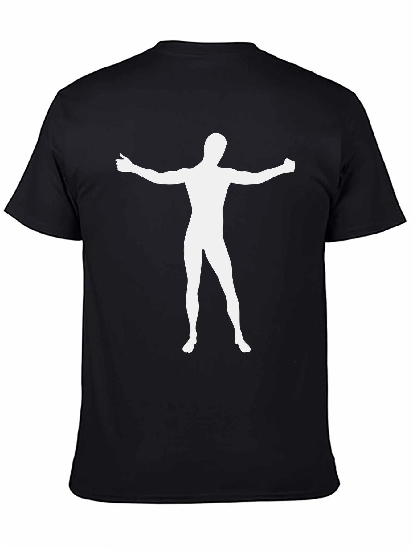 Vitruvian Man Pose Graphic Tee