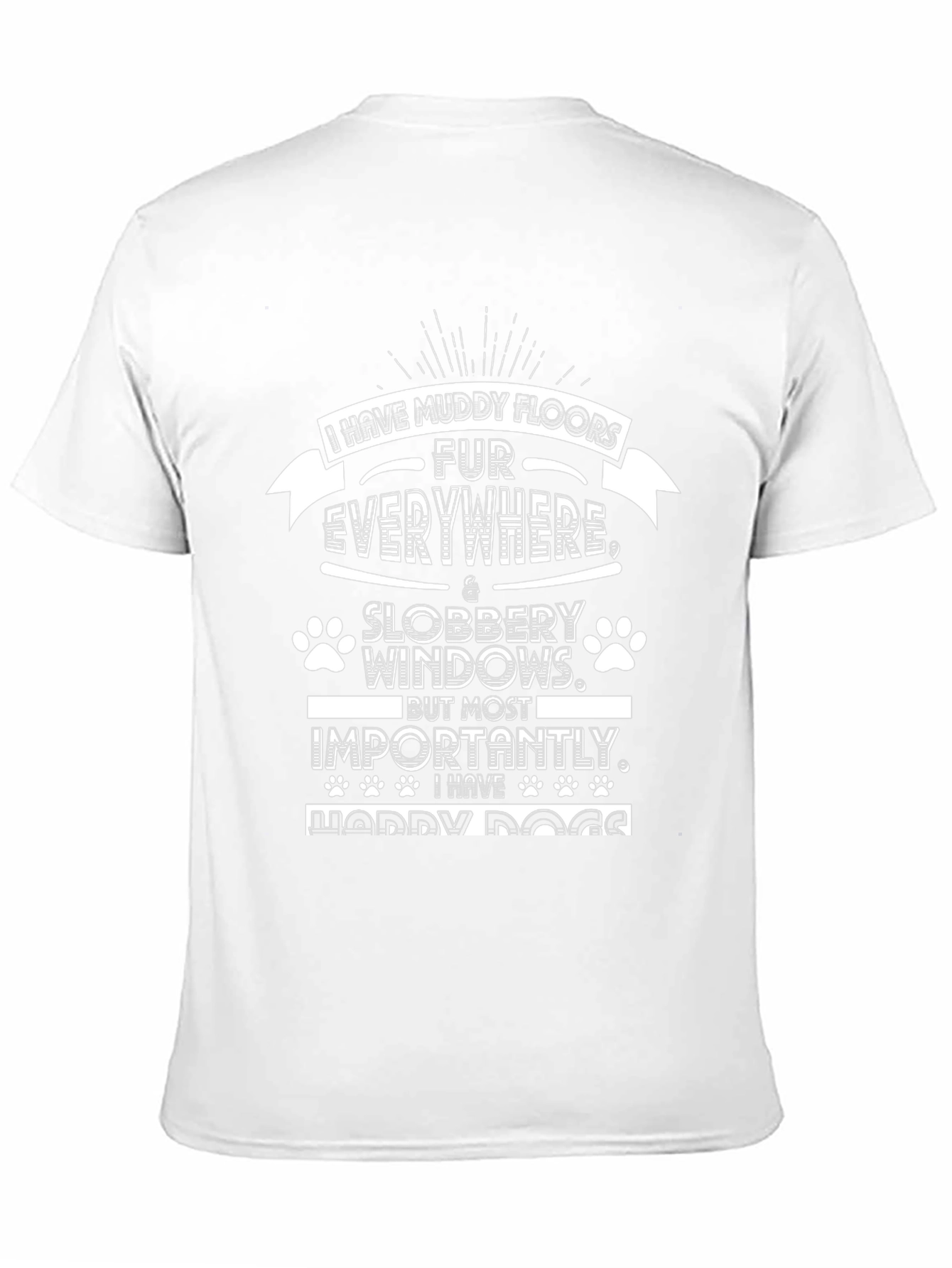 Muddy Floors Happy Dogs T-Shirt