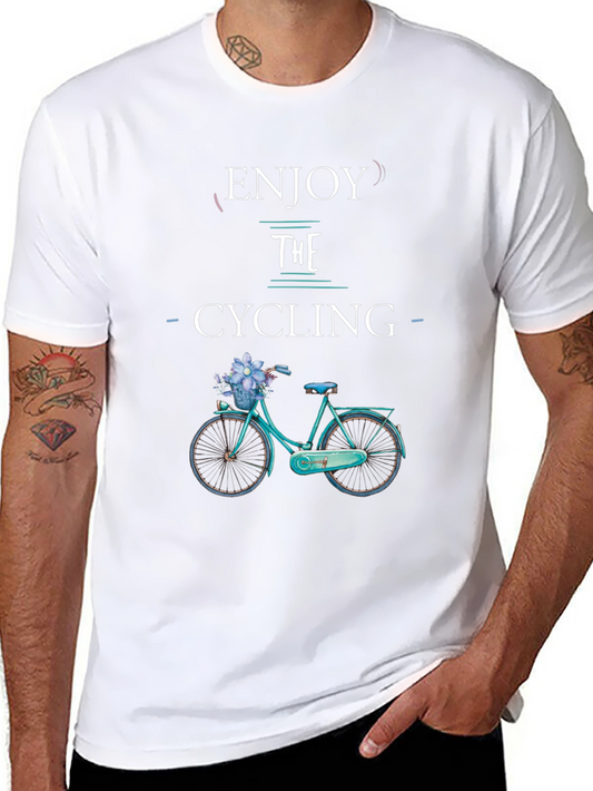 Enjoy Cycling Black T-Shirt